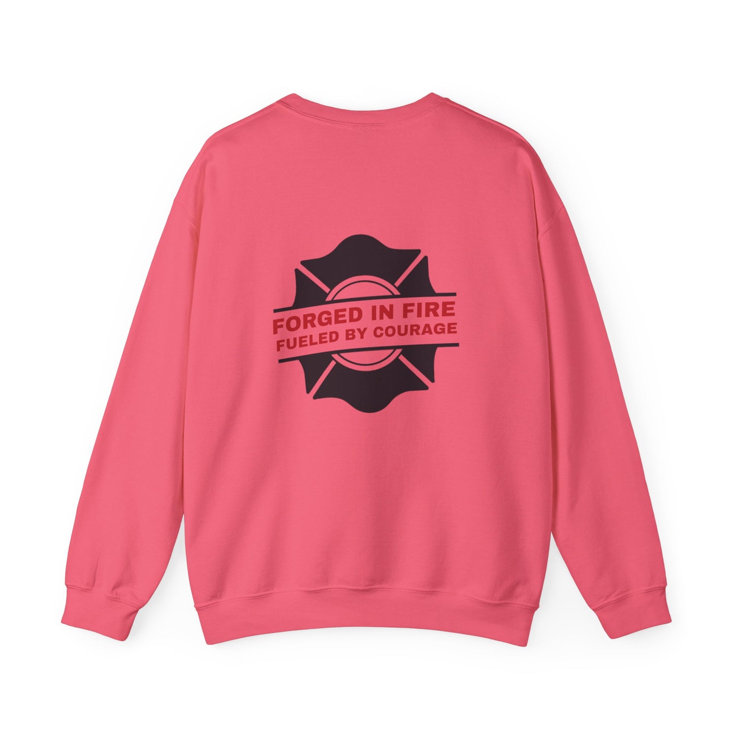 Firefighter Unisex Heavy Blend Crewneck Sweatshirt – Forged in fire, fueled by courage