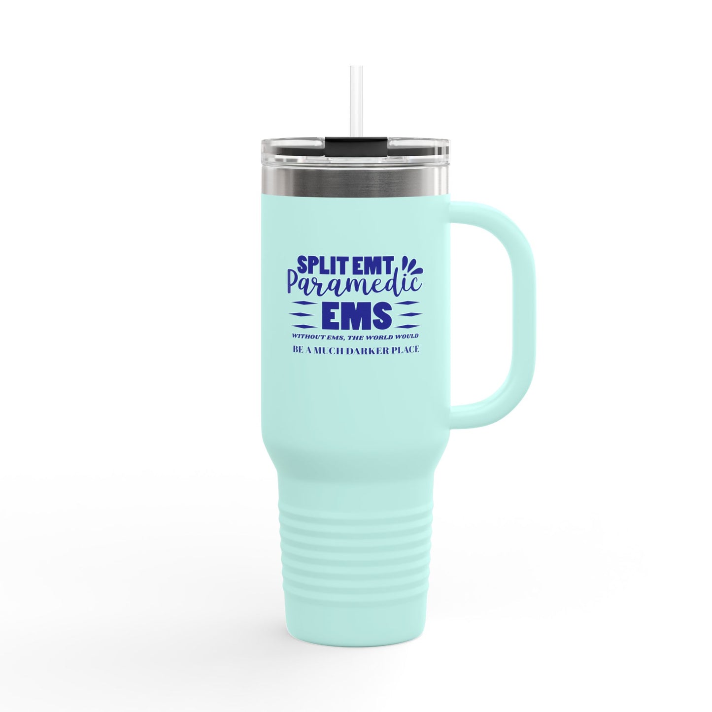 EMS Insulated Travel Mug, 40oz - Without EMS, the world would be a much darker place