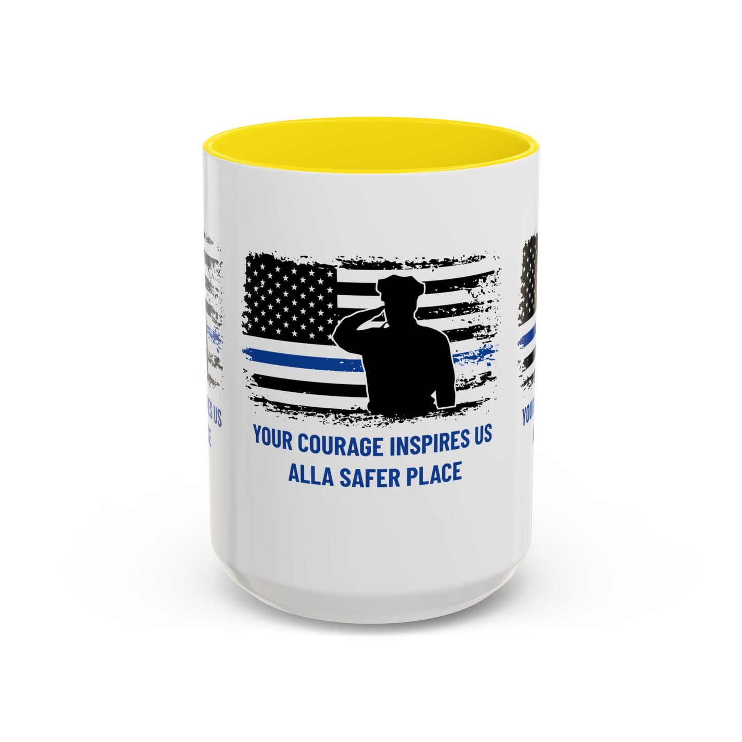 Police Accent Coffee Mug – Your courage inspires us all