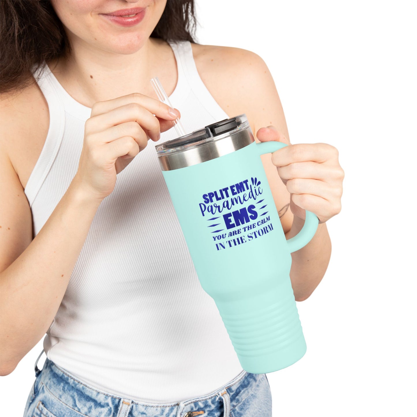 EMS Insulated Travel Mug, 40oz - You are the calm in the storm