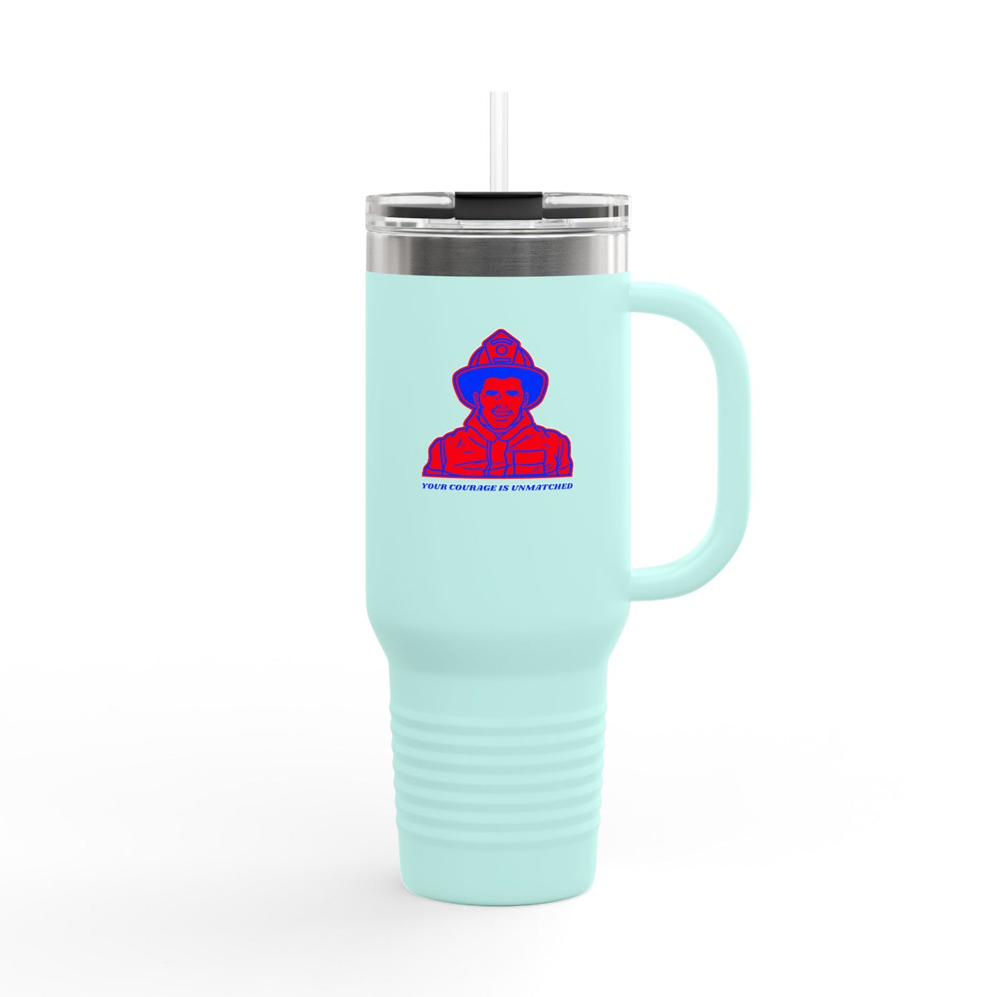 Firefighter Insulated Travel Mug, 40oz – Your courage is unmatched