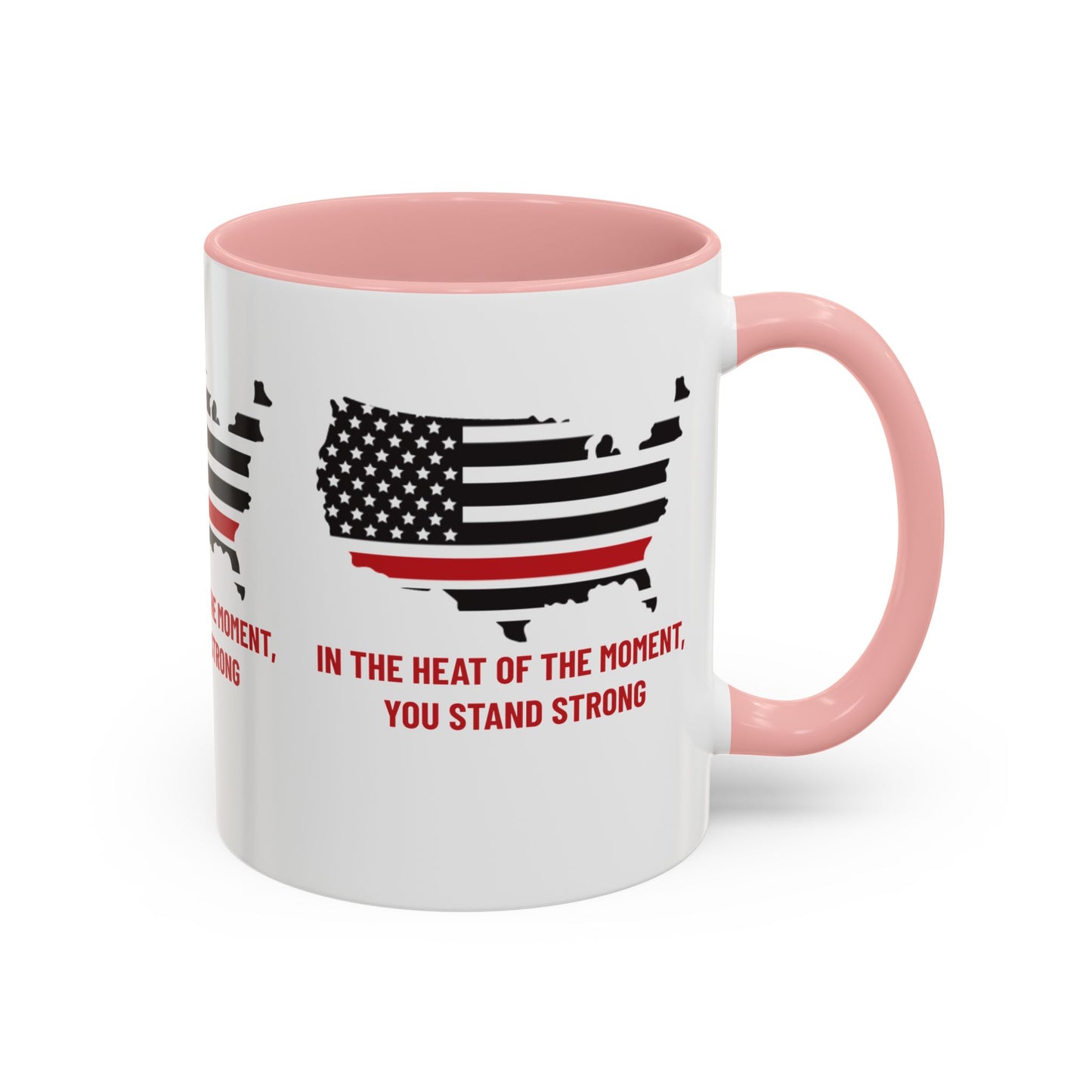 Firefighter Accent Coffee Mug – In the heat of the moment, you stand strong
