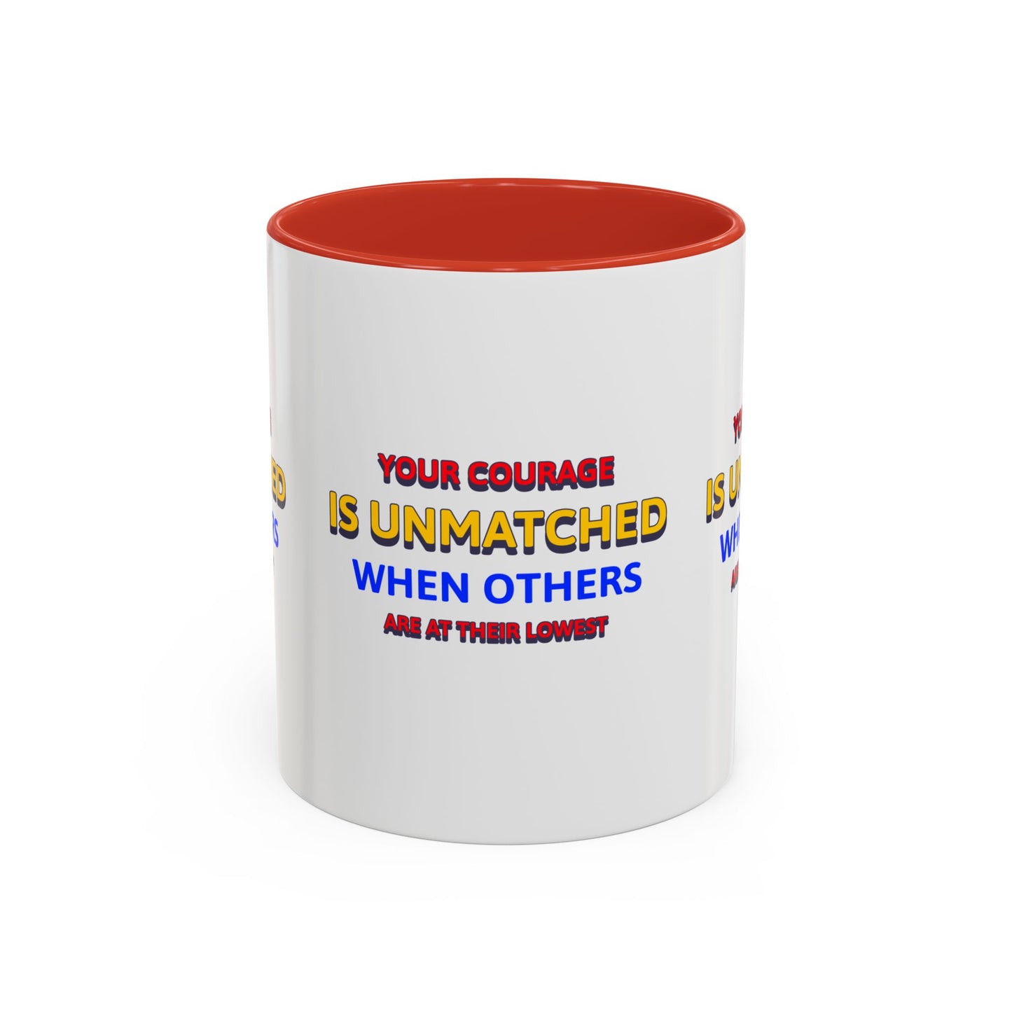 EMS Accent Coffee Mug – Your courage is unmatched when others are at their lowest