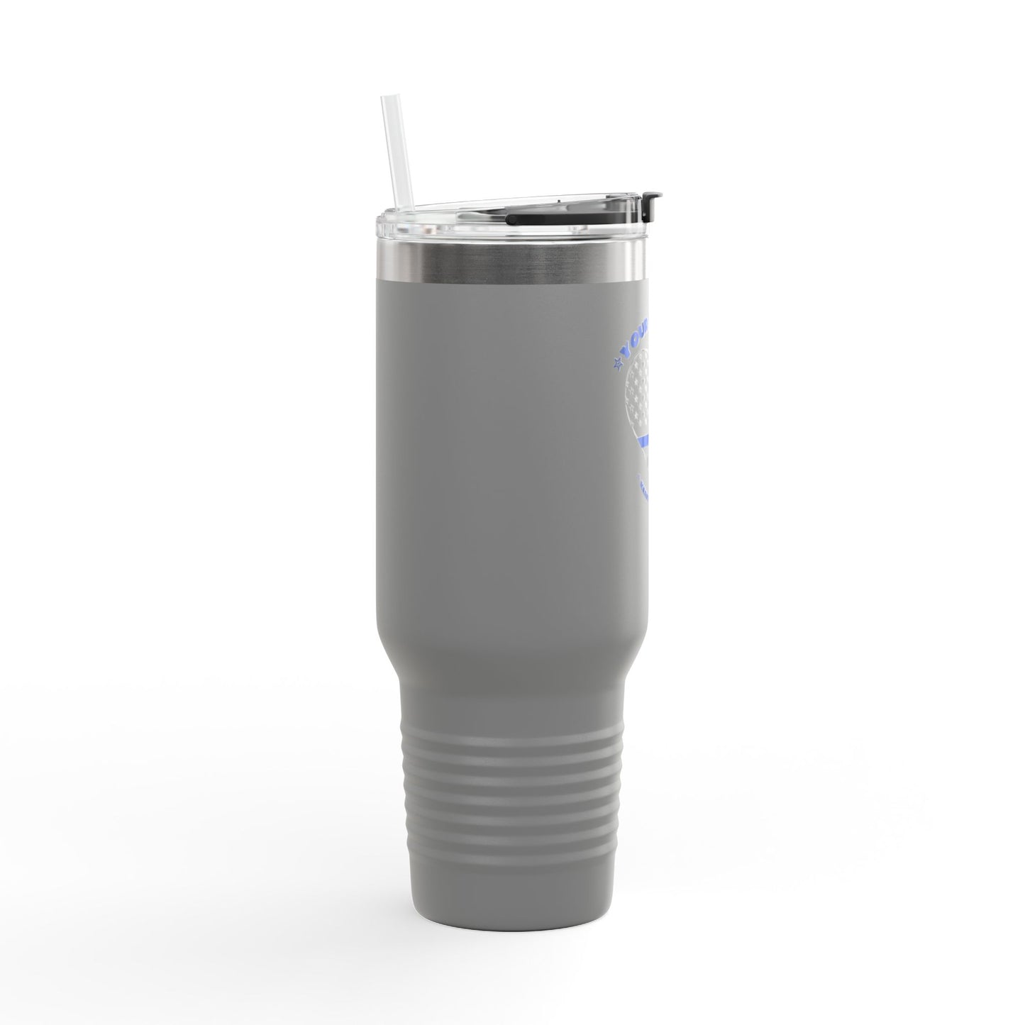 Travel Mug, 40oz Your Service Keeps Us Strong - Police Appreciation Design