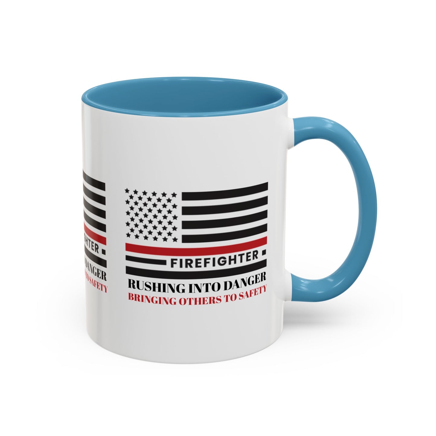 Firefighter Accent Coffee Mug – Rushing into danger, bringing others to safety