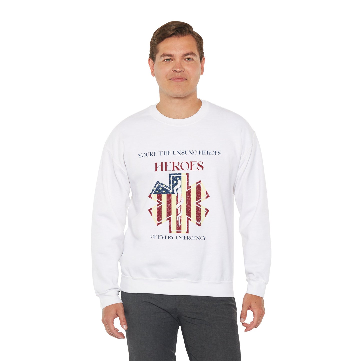 EMS Unisex Crewneck Sweatshirt – You’re the unsung heroes of every emergency