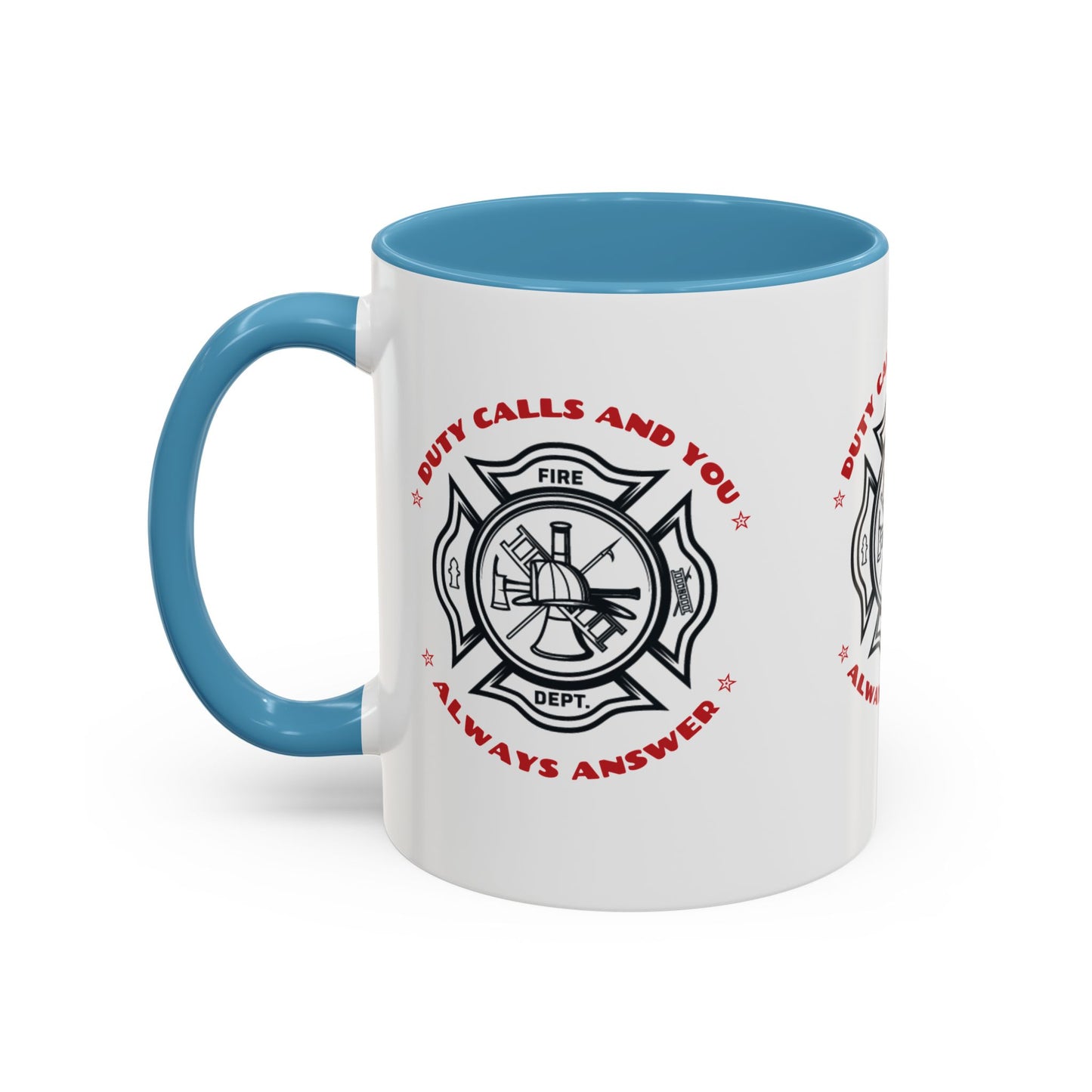 Firefighter Accent Coffee Mug – Duty calls, and you always answer