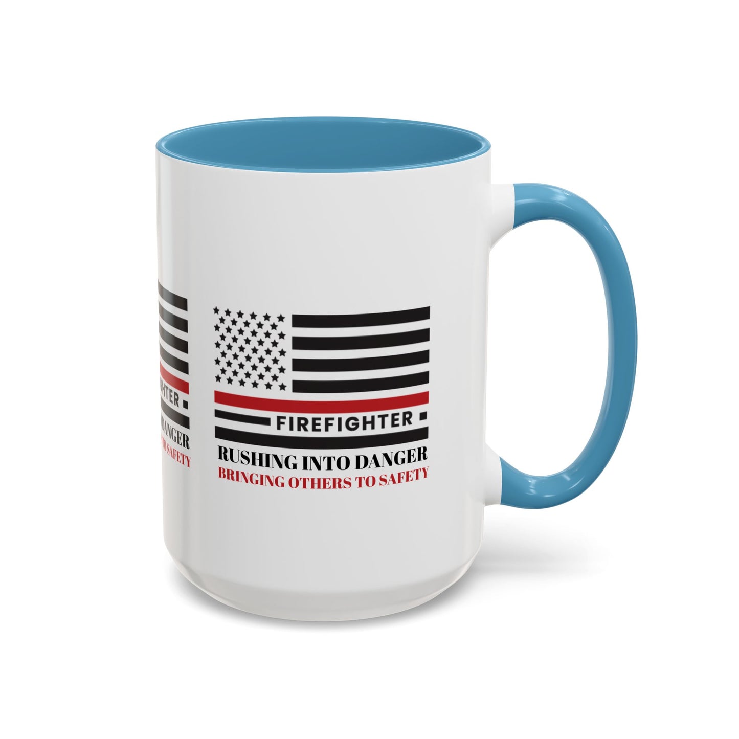 Firefighter Accent Coffee Mug – Rushing into danger, bringing others to safety