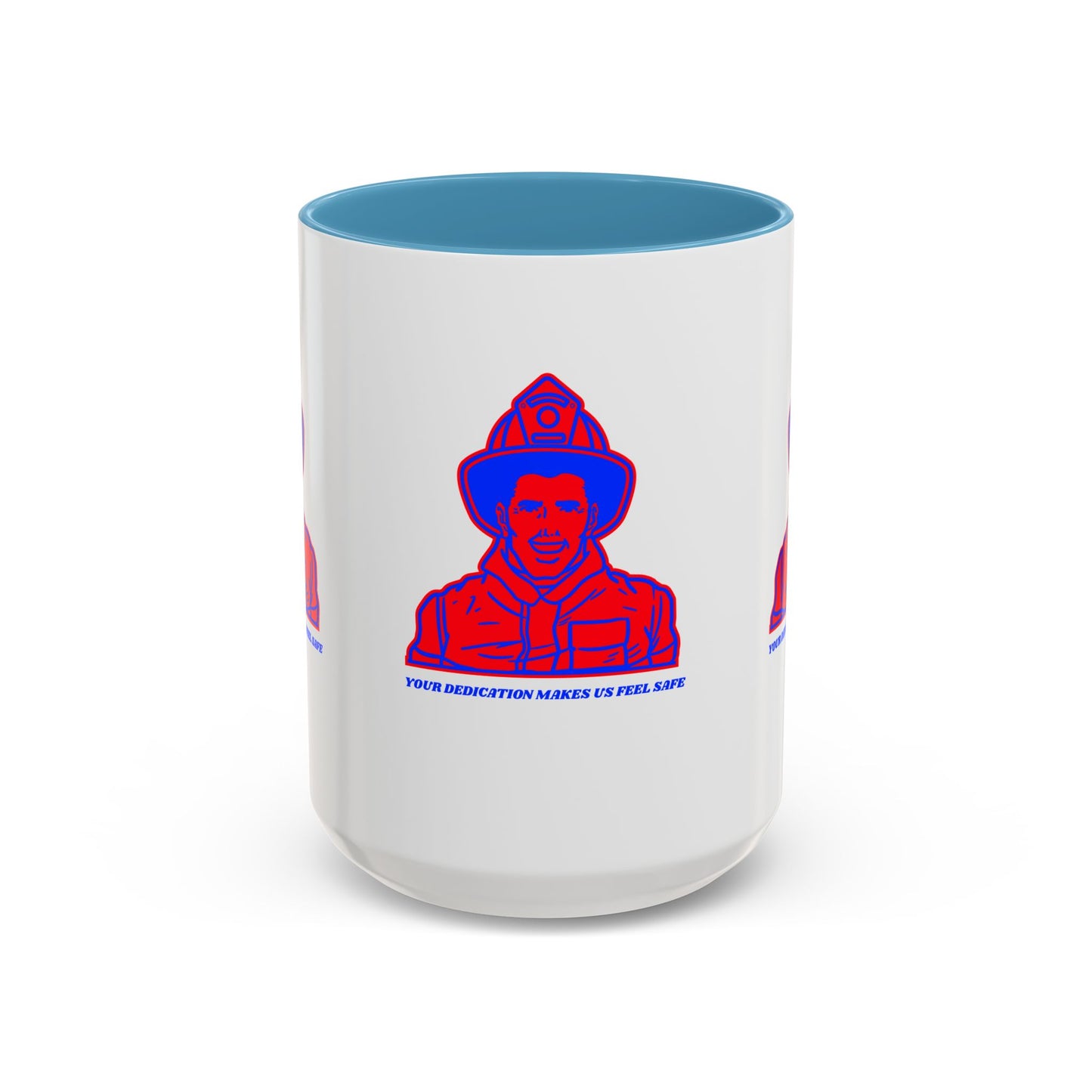 Firefighter Accent Coffee Mug – Your dedication makes us feel safe