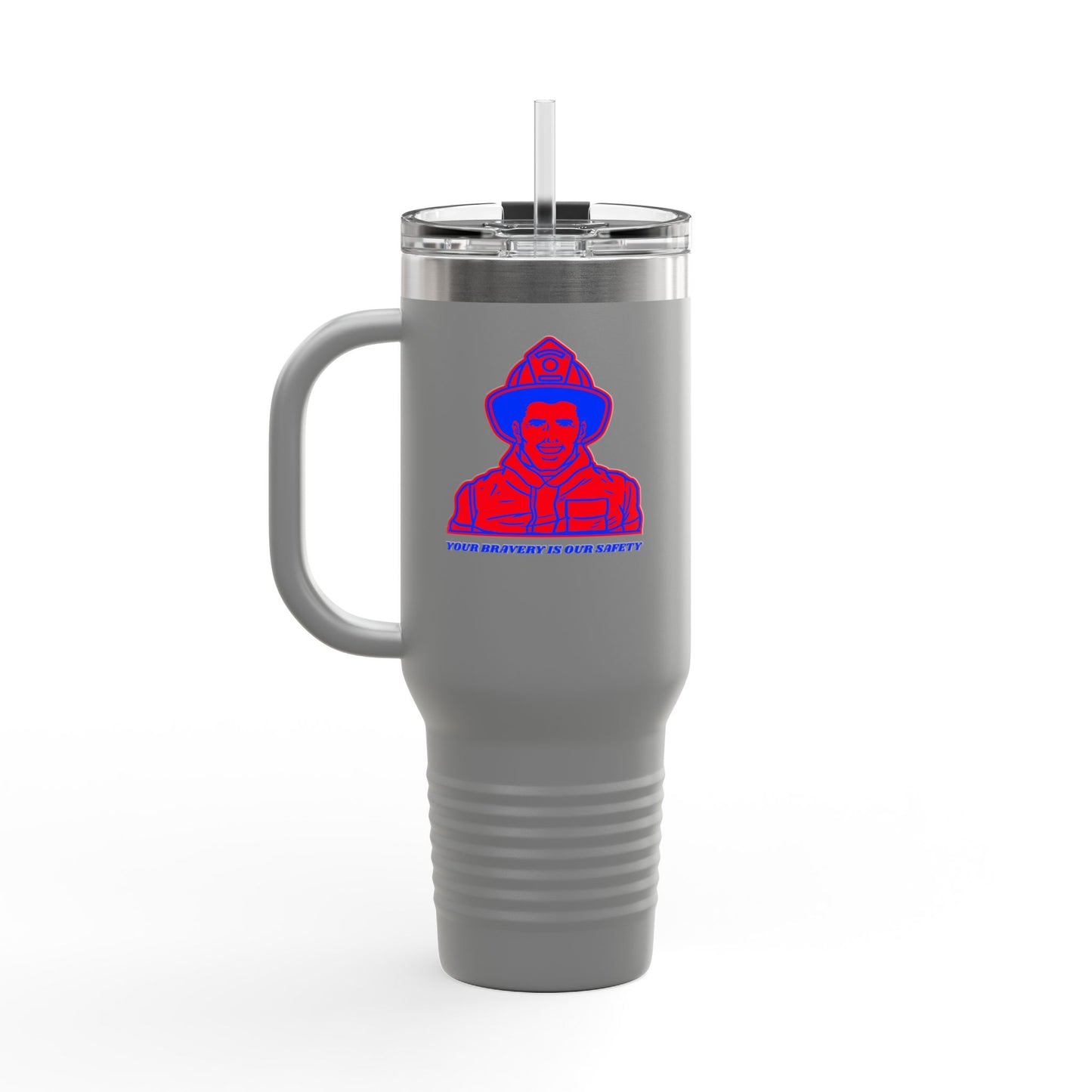 Firefighter Insulated Travel Mug, 40oz – Your bravery is our safety