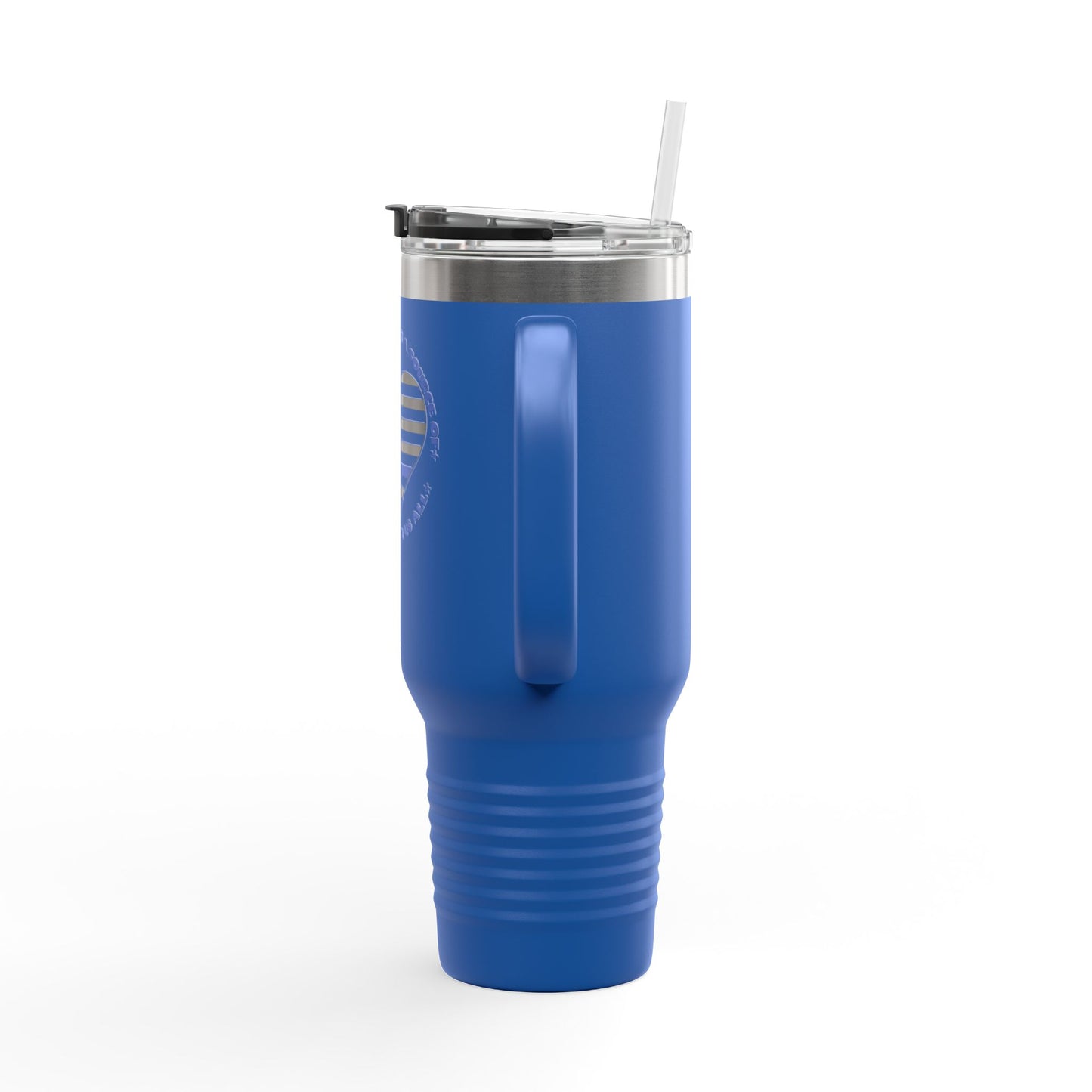 Travel Mug, 40oz Your Strength Is a Source of Security for Us All - Police Appreciation Design