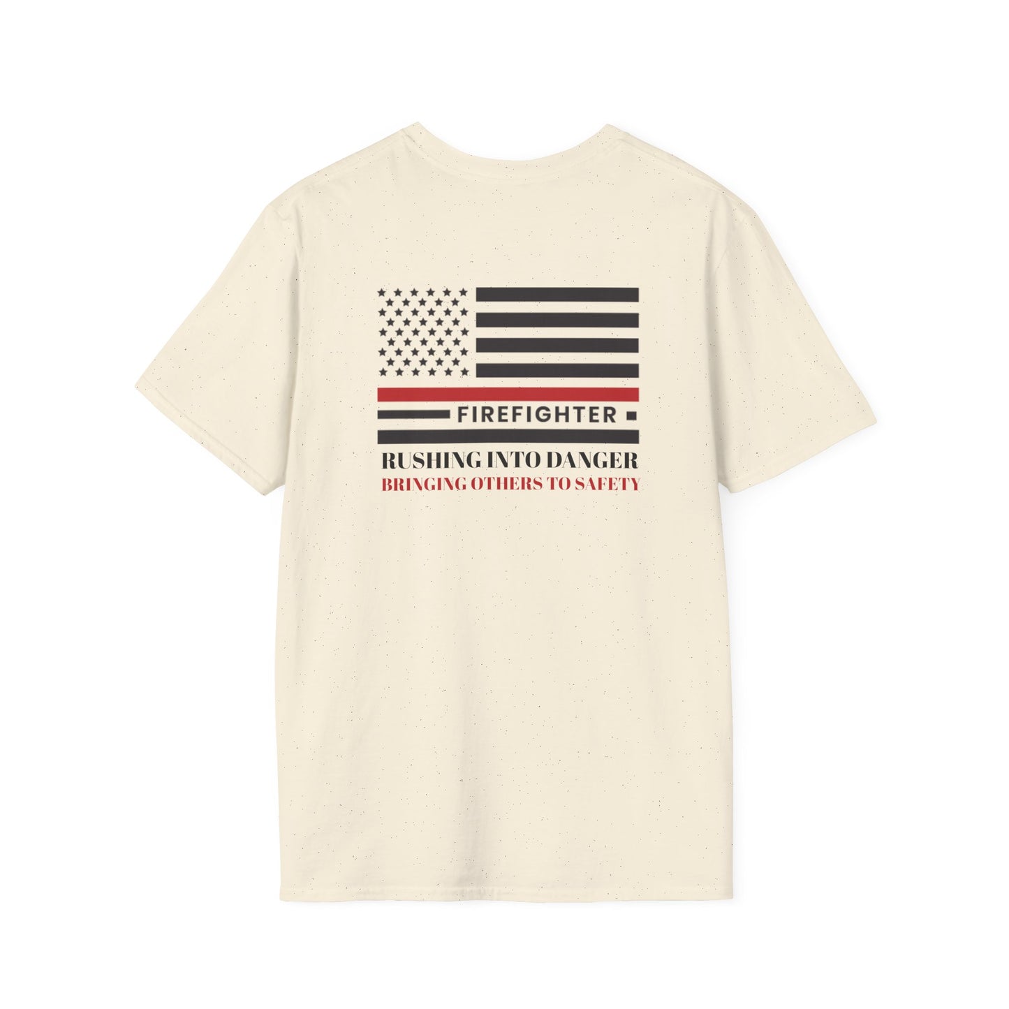 Firefighter Softstyle T-Shirt – Rushing into danger, bringing others to safety