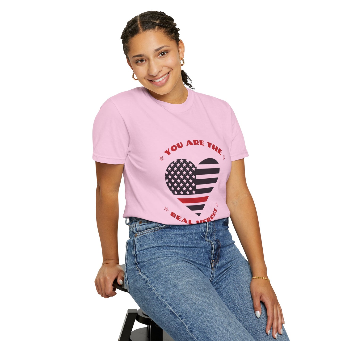 Firefighter Unisex Garment-Dyed T-Shirt – You are the real heroes