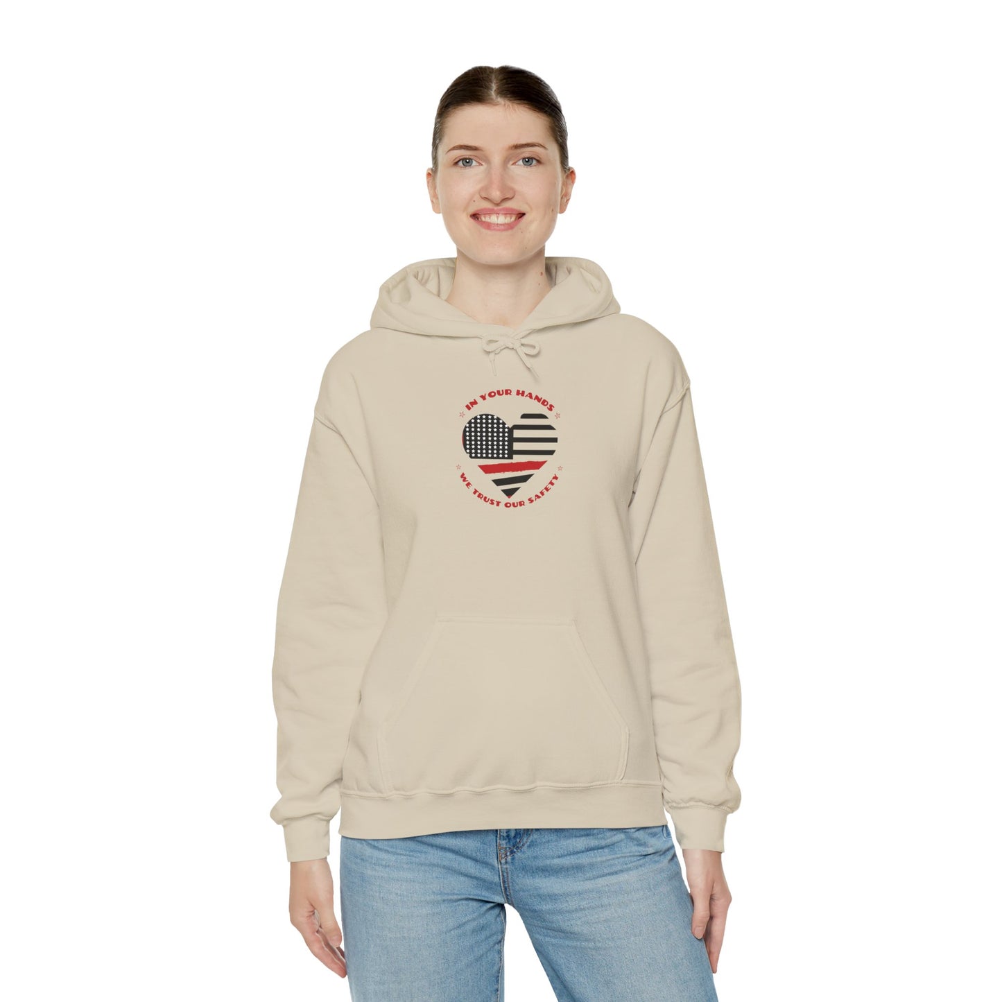 Firefighter Hooded Sweatshirt – In your hands, we trust our safety