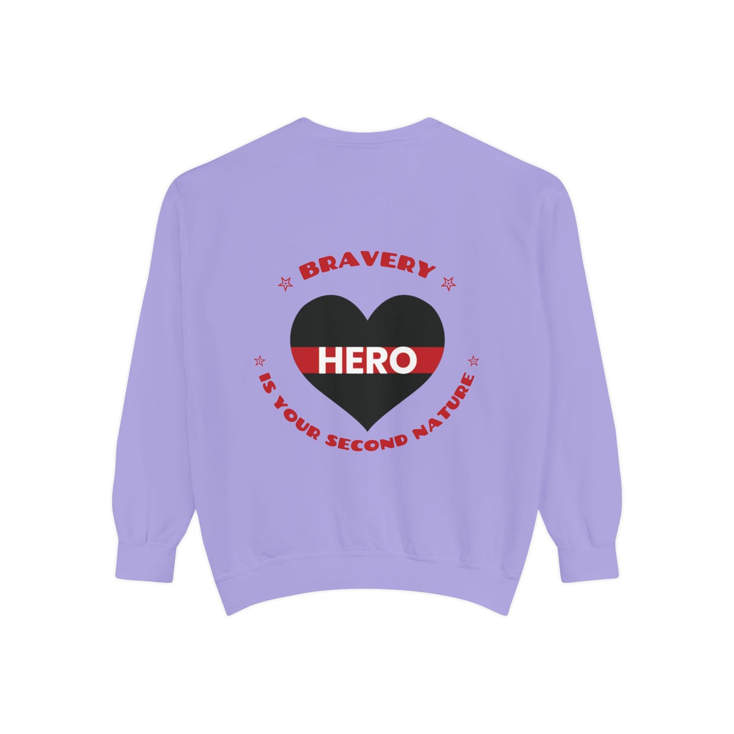 Firefighter Unisex Garment-Dyed Sweatshirt – Bravery is your second nature