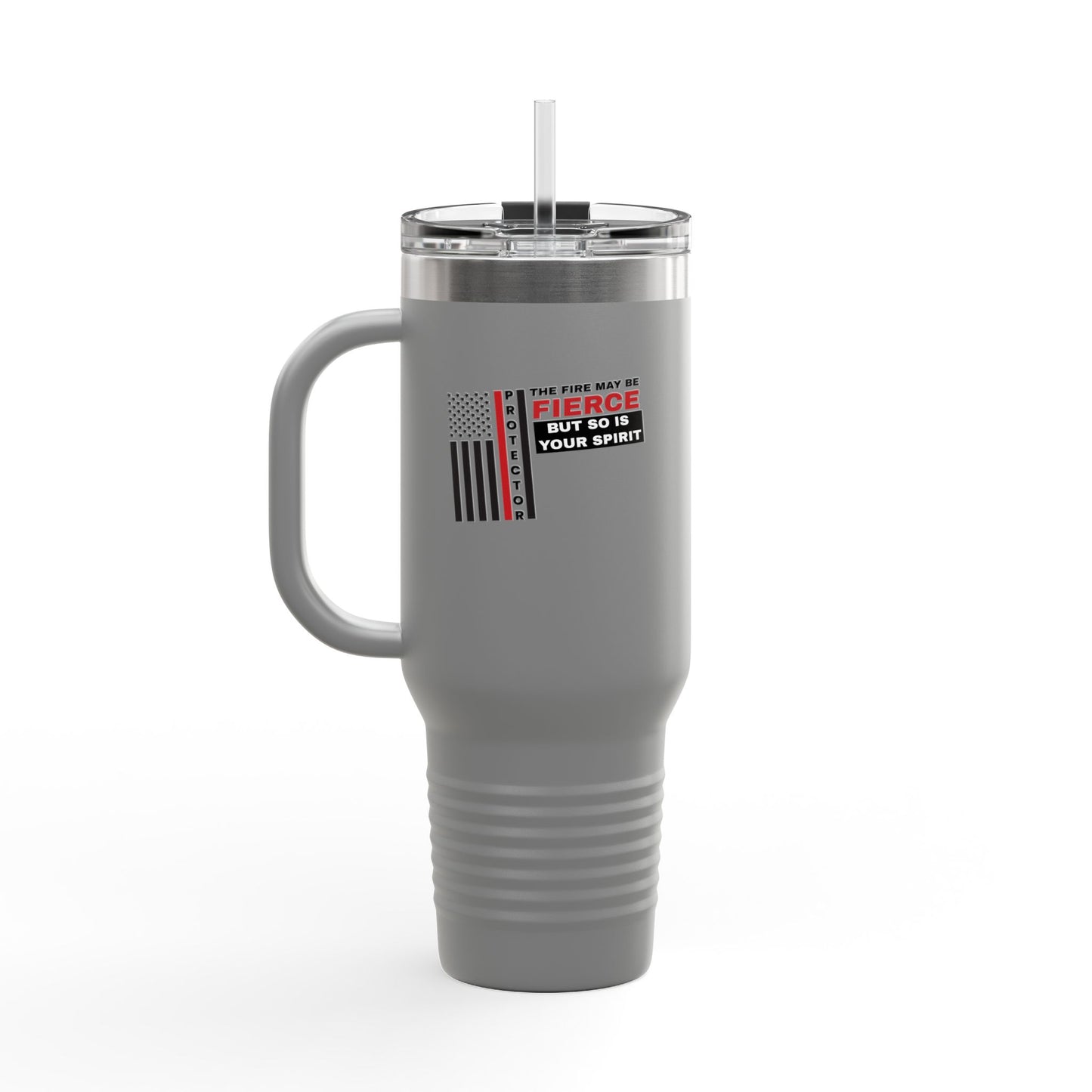 Firefighter Insulated Travel Mug, 40oz – The fire may be fierce, but so is your spirit