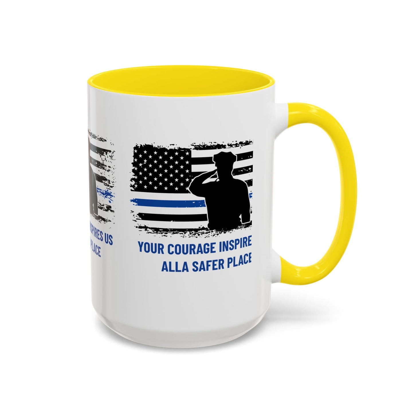 Police Accent Coffee Mug – Your courage inspires us all