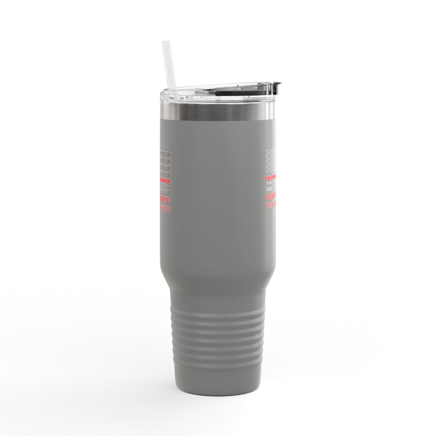 Firefighter Insulated Travel Mug, 40oz – Born to serve, trained to save
