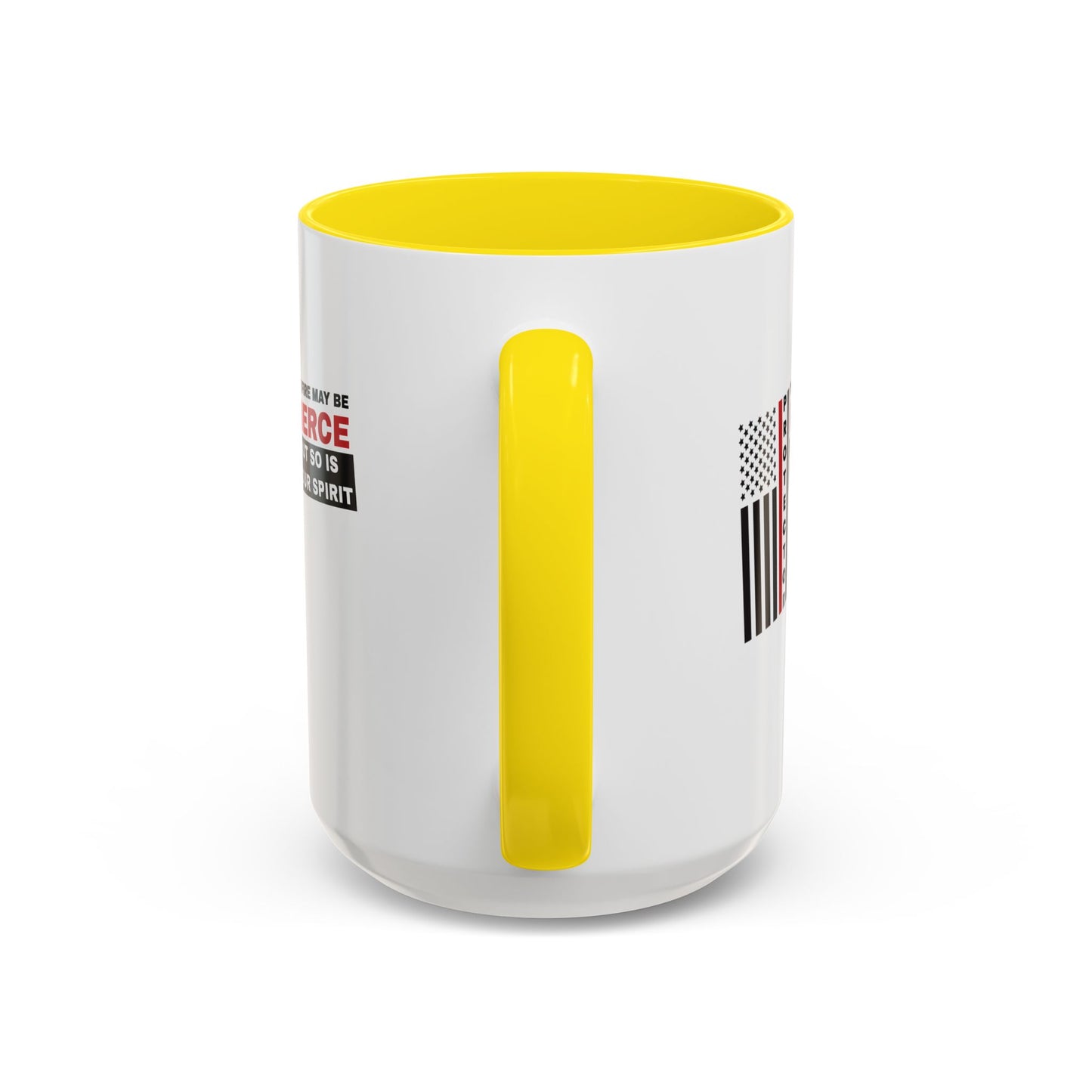 Firefighter Accent Coffee Mug – The fire may be fierce, but so is your spirit