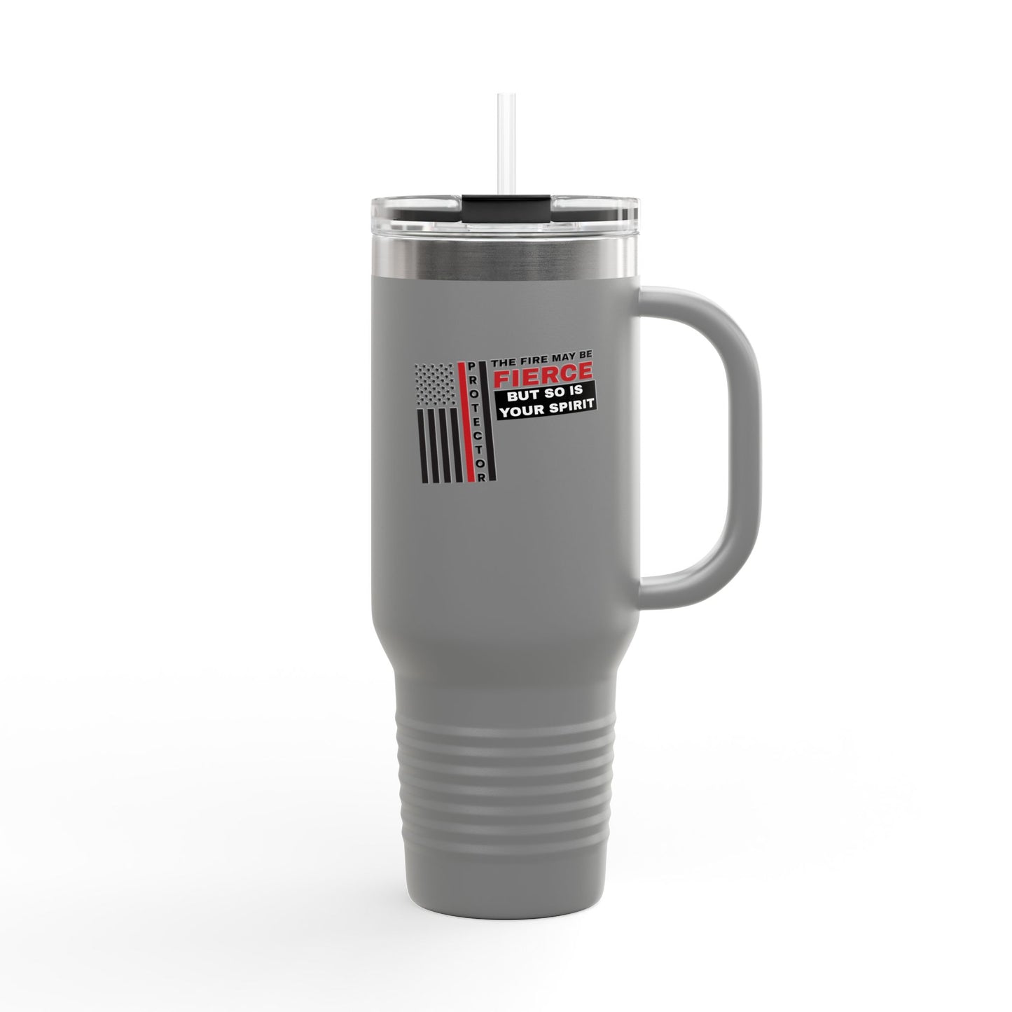 Firefighter Insulated Travel Mug, 40oz – The fire may be fierce, but so is your spirit