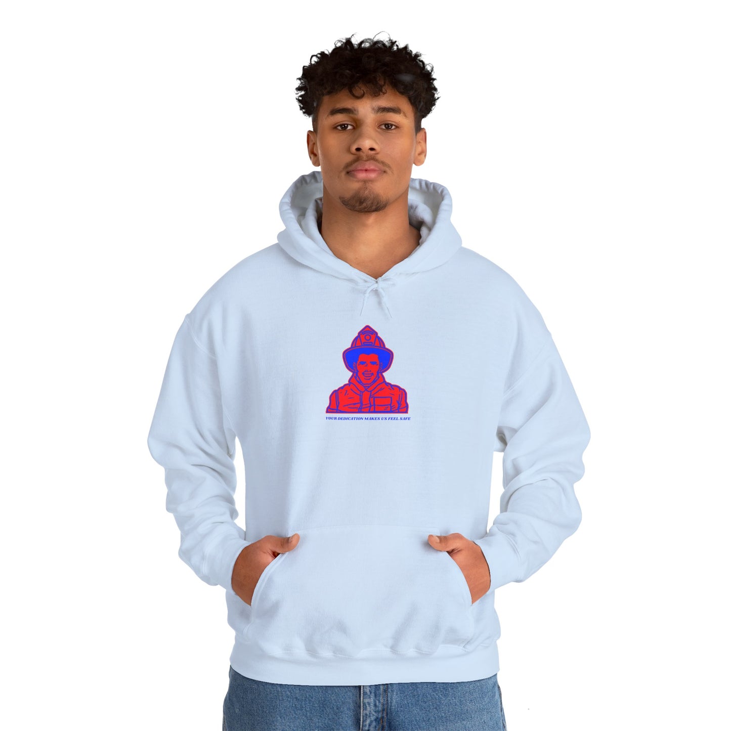 Firefighter Hooded Sweatshirt – Your dedication makes us feel safe