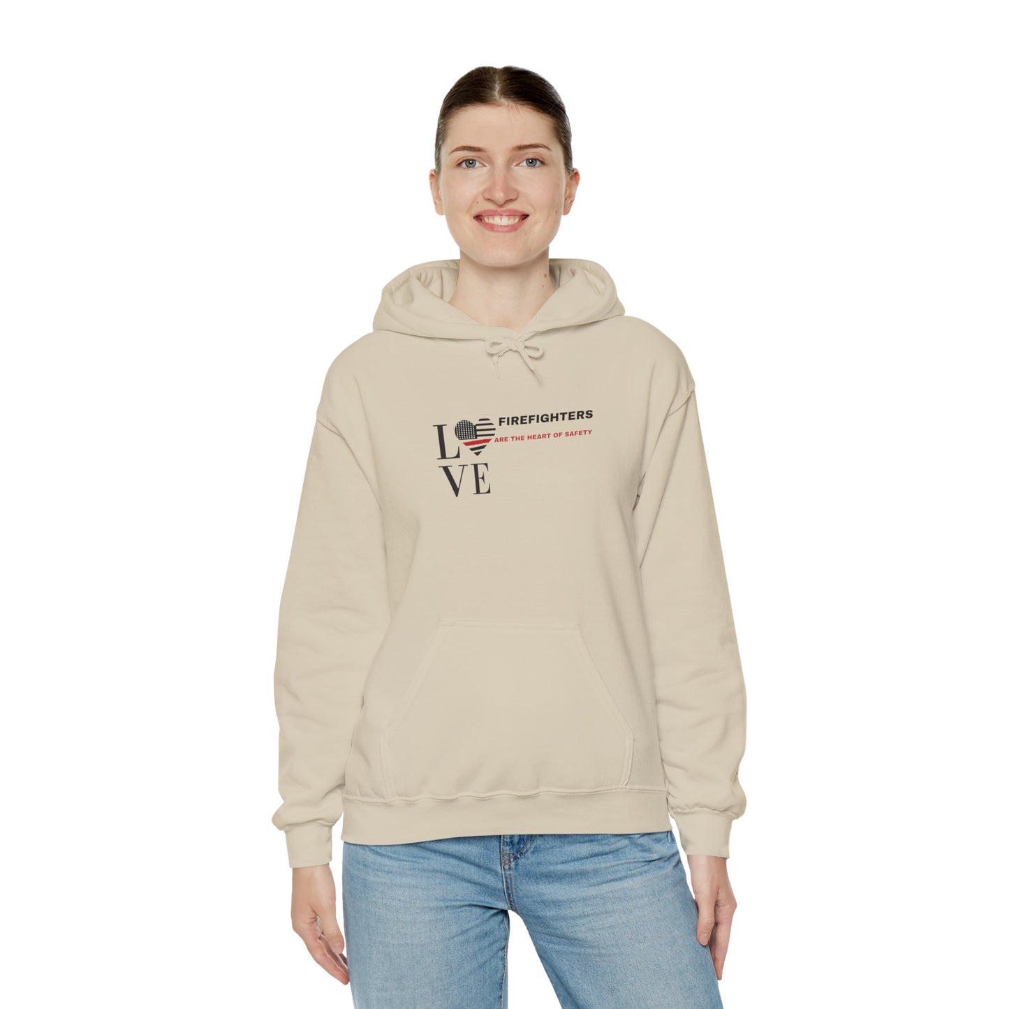 Firefighter Hooded Sweatshirt – Firefighters are the heart of safety
