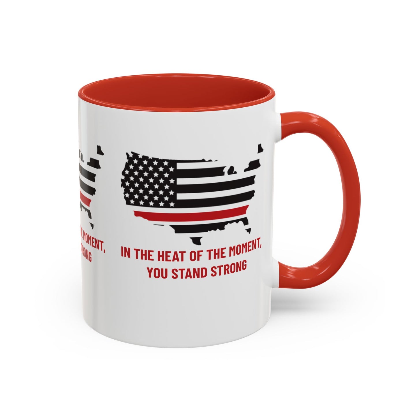Firefighter Accent Coffee Mug – In the heat of the moment, you stand strong