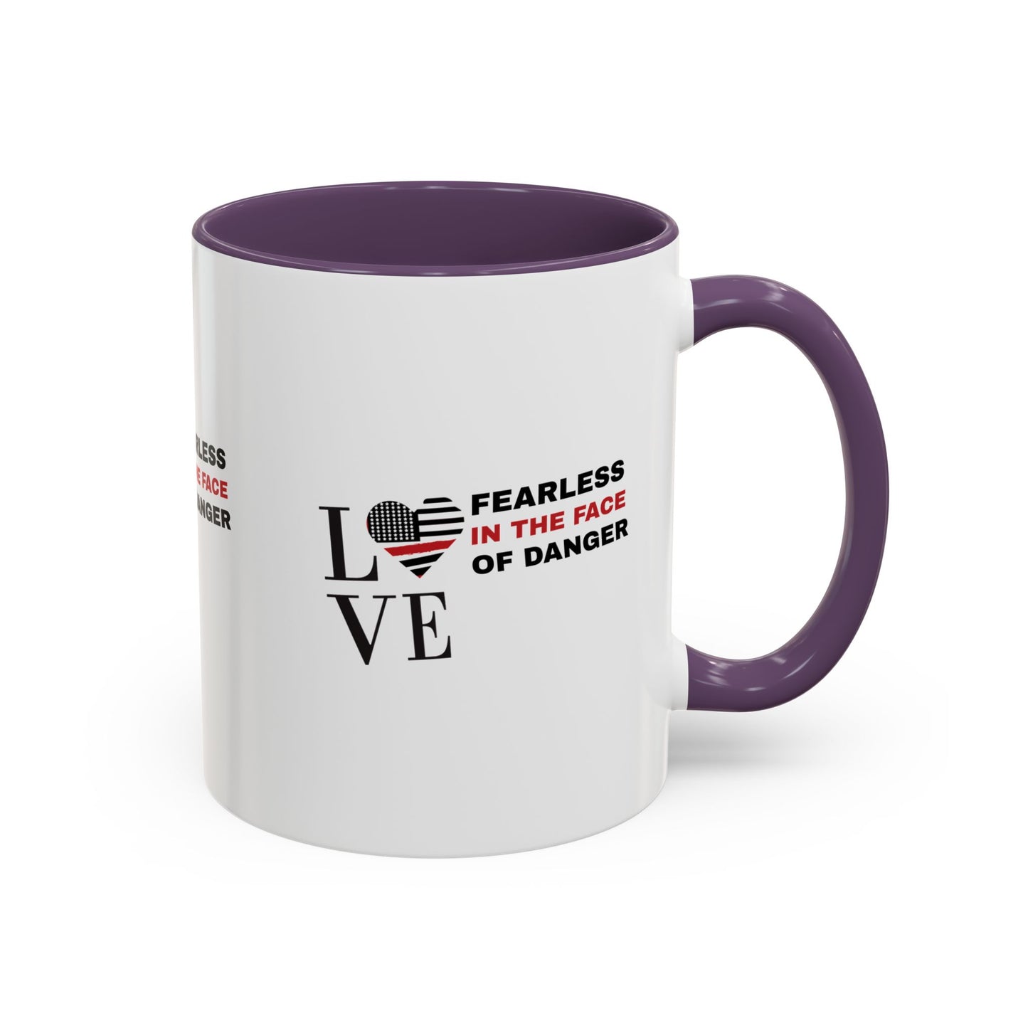 Firefighter Accent Coffee Mug – Fearless in the face of danger
