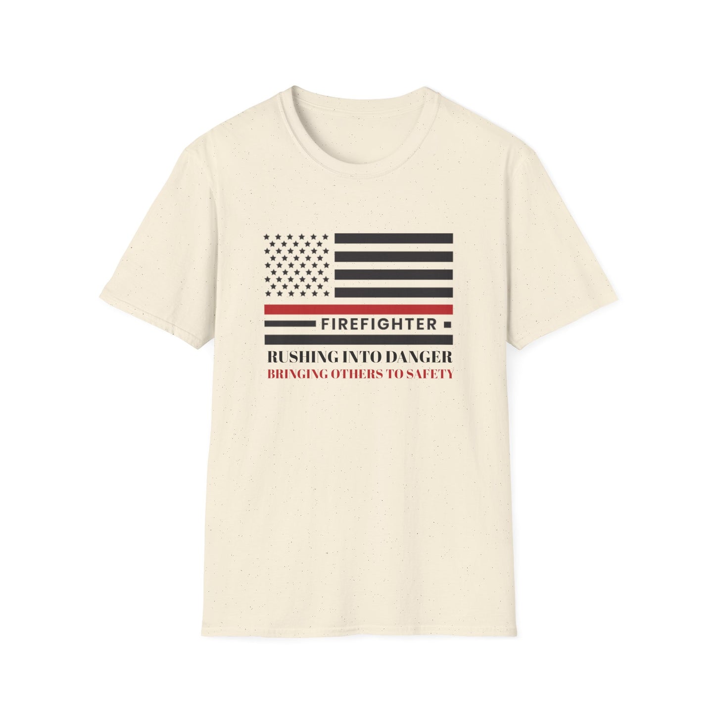 Firefighter Softstyle T-Shirt – Rushing into danger, bringing others to safety