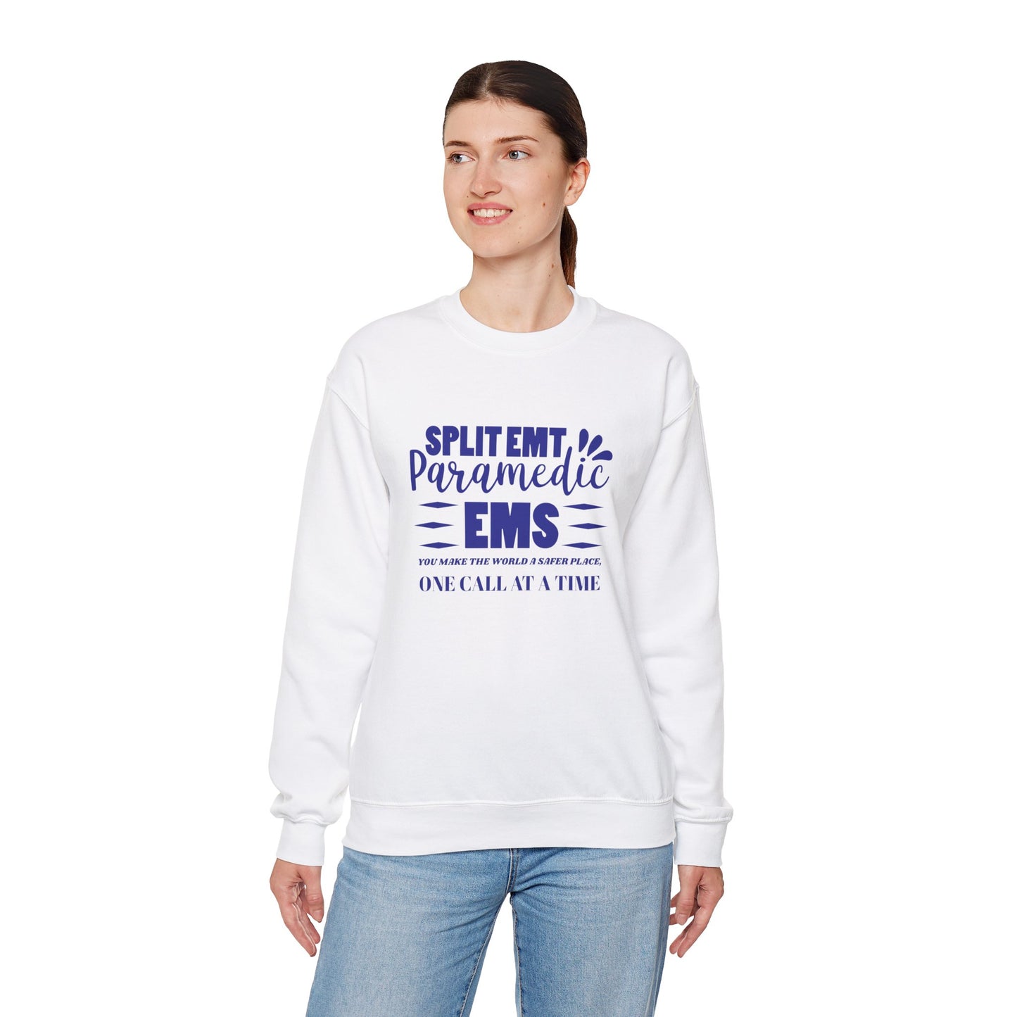 EMS Unisex Crewneck Sweatshirt – You make the world a safer place, one call at a time