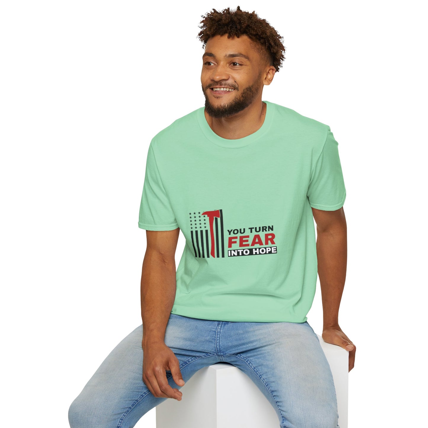 Firefighter Softstyle T-Shirt – You turn fear into hope