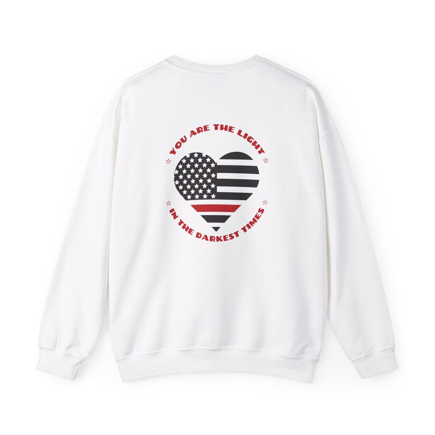 Firefighter Unisex Heavy Blend Crewneck Sweatshirt – You are the light in the darkest times