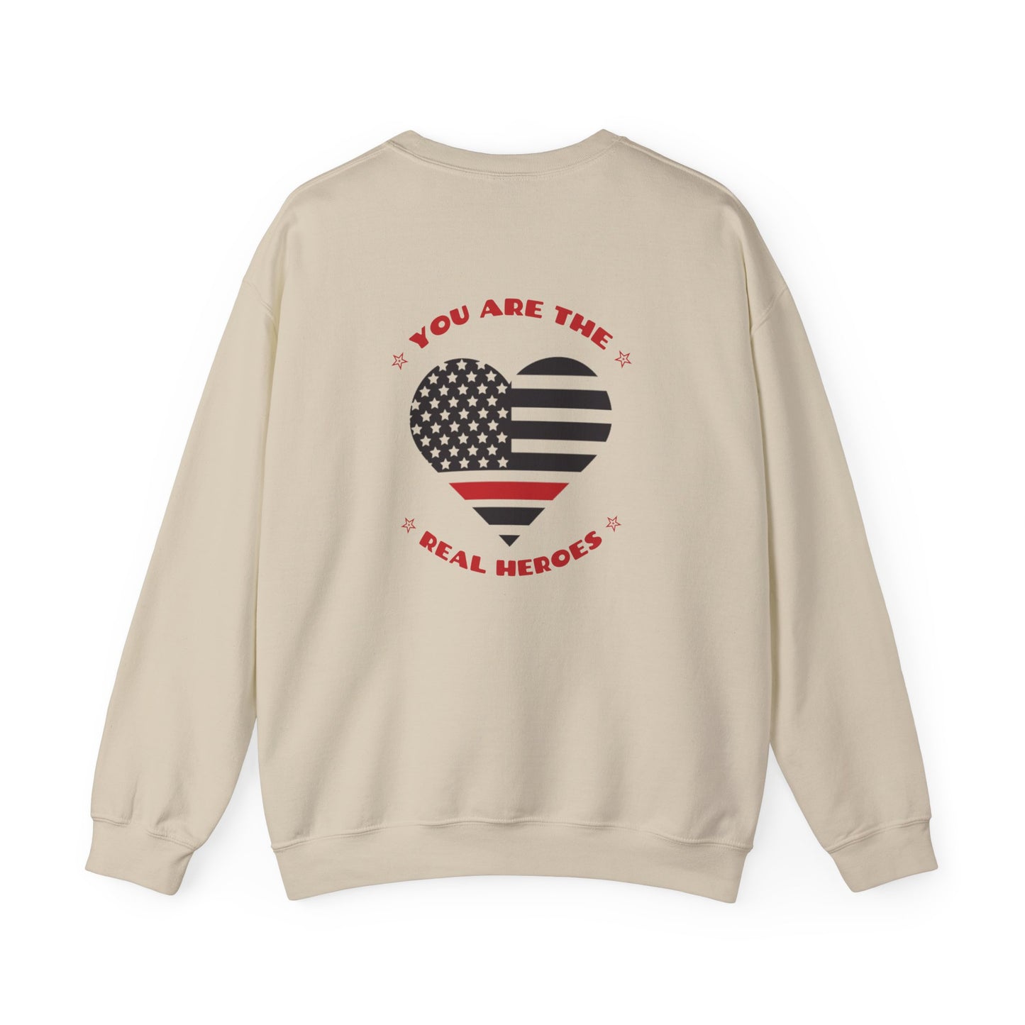 Firefighter Unisex Heavy Blend Crewneck Sweatshirt – You are the real heroes