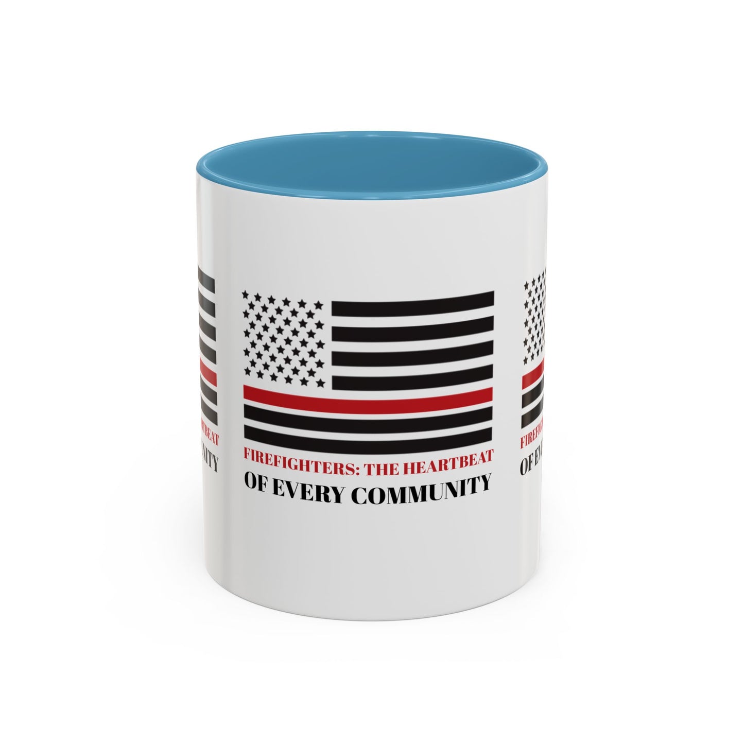 Firefighter Accent Coffee Mug – Firefighters: The heartbeat of every community