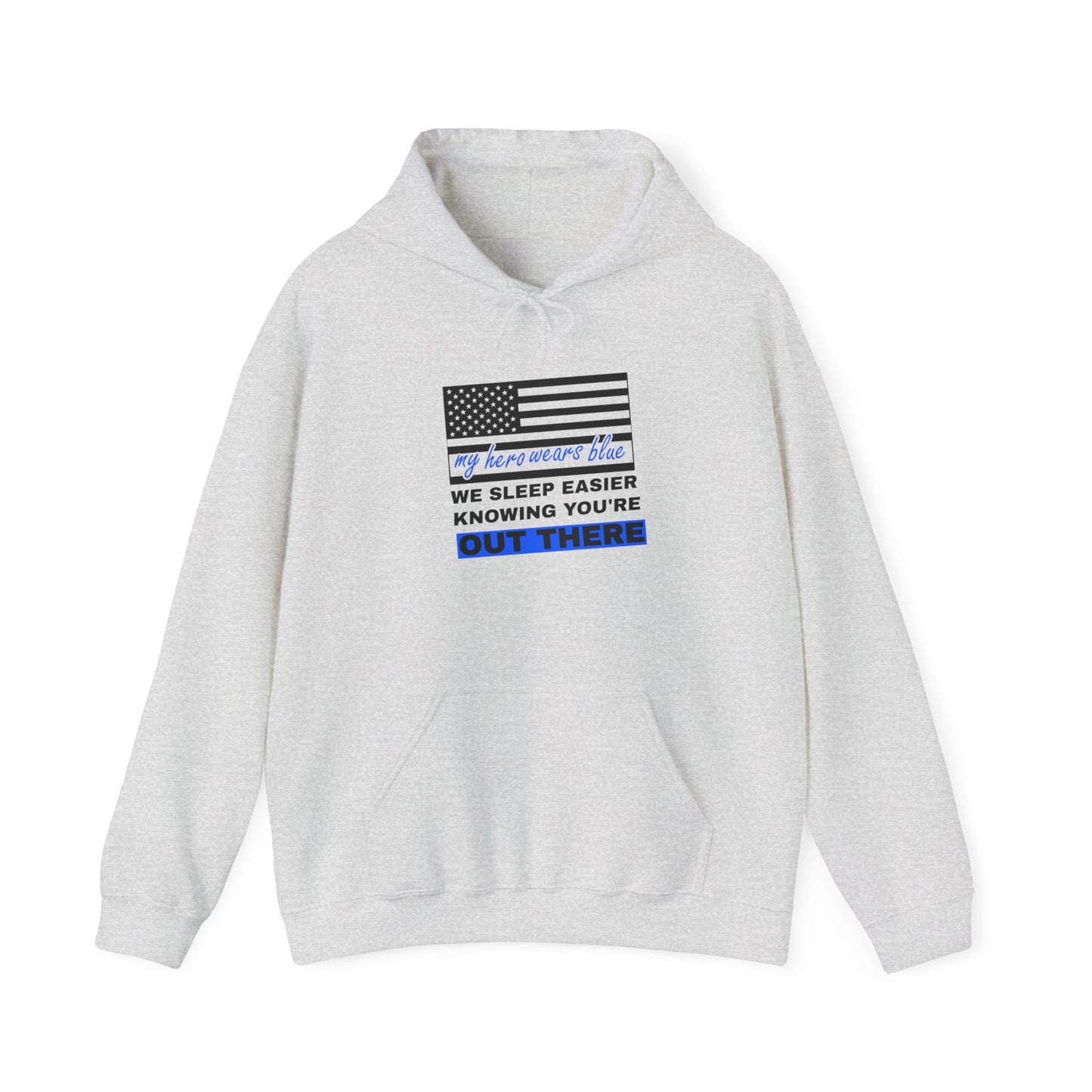 Police Hooded Sweatshirt – We sleep easier knowing you're out there