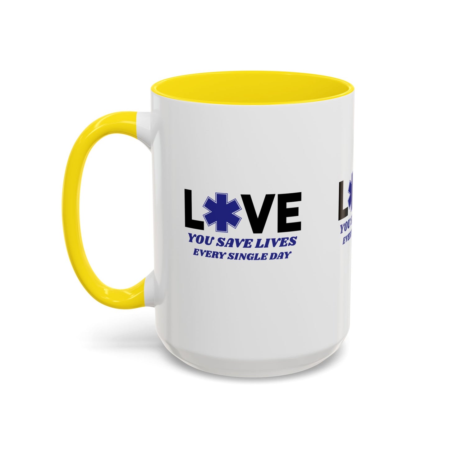 EMS Accent Coffee Mug – You save lives every single day