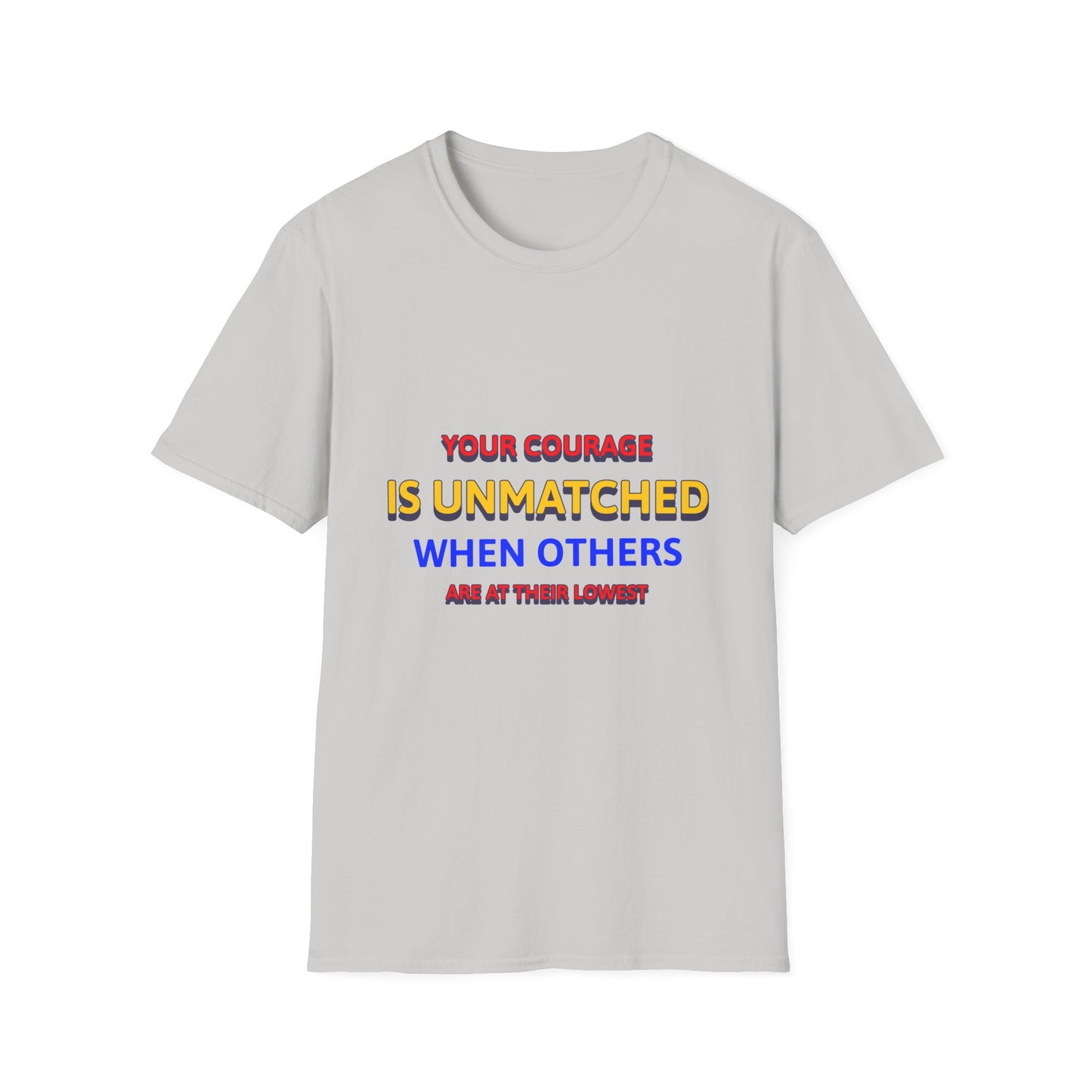 EMS Inspiration Softstyle T-Shirt – Your courage is unmatched when others are at their lowest