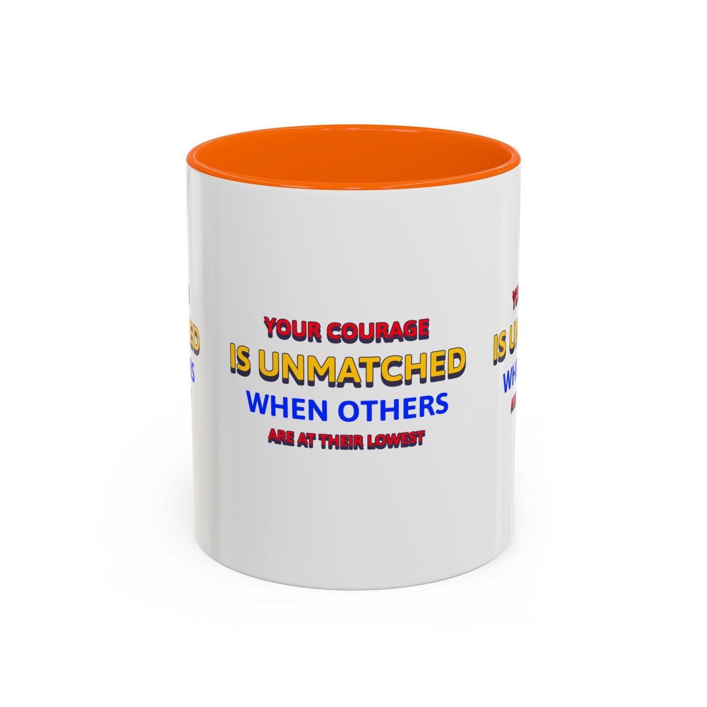 EMS Accent Coffee Mug – Your courage is unmatched when others are at their lowest