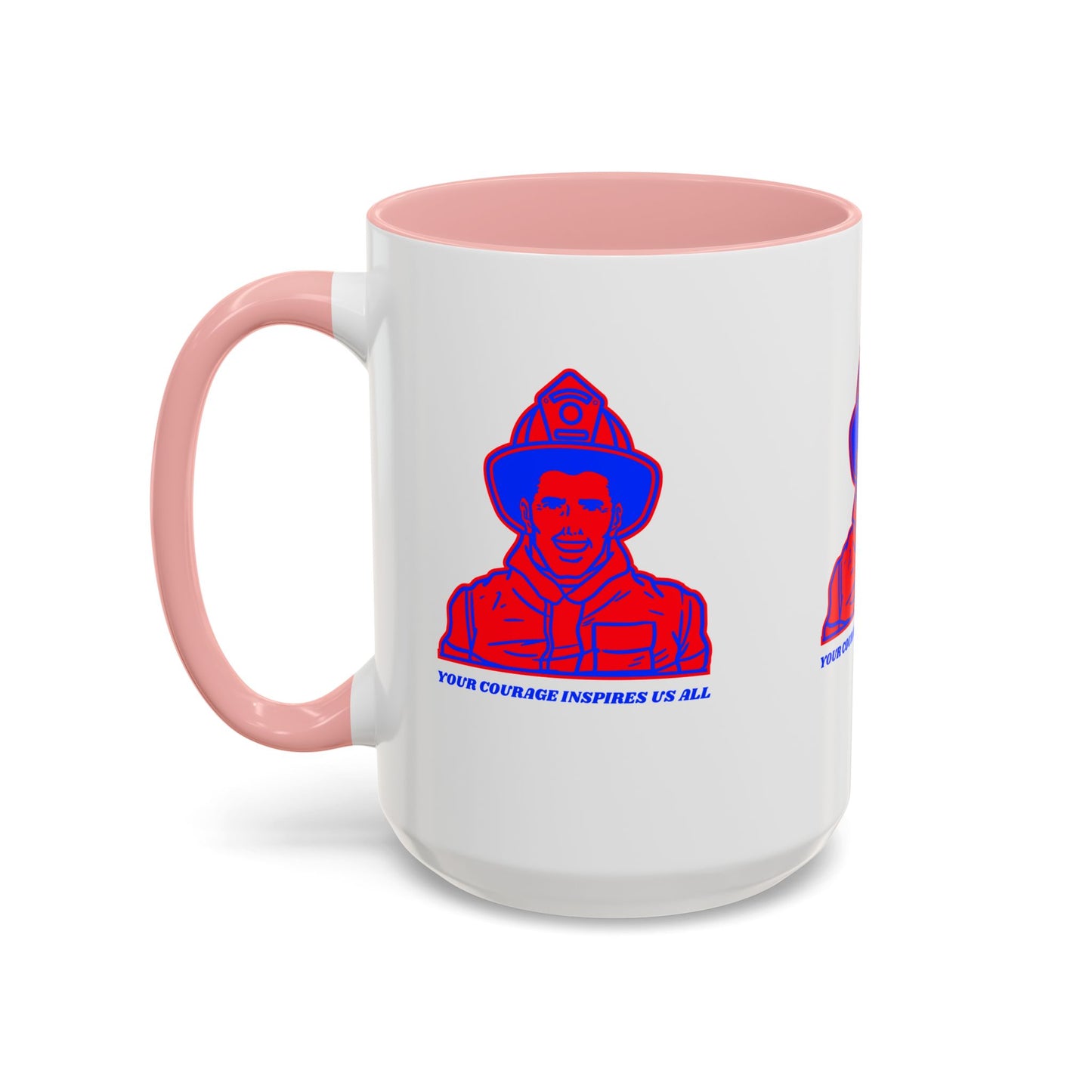 Firefighter Accent Coffee Mug – Your courage inspires us all