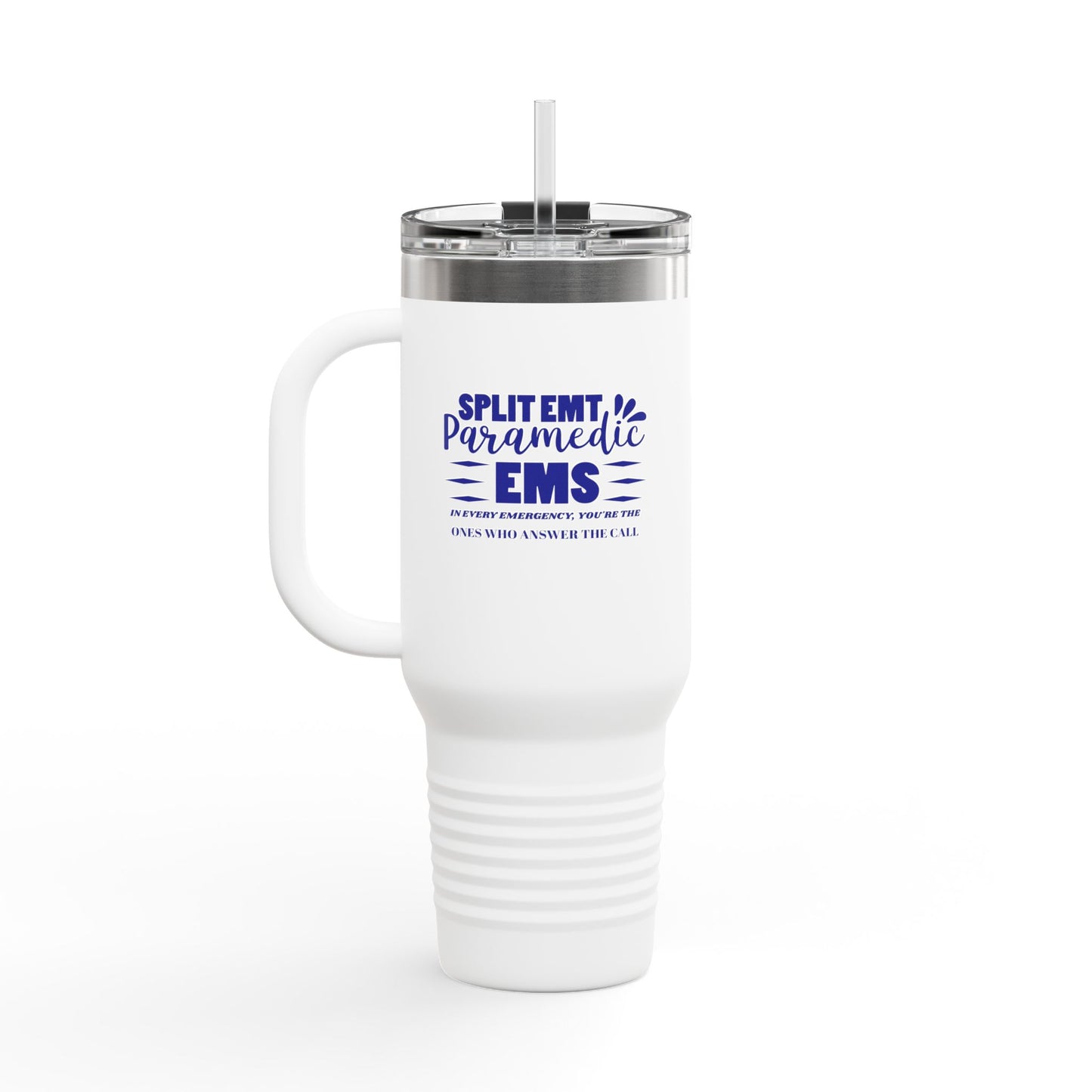 EMS Insulated Travel Mug, 40oz - In every emergency, you're the ones who answer the call