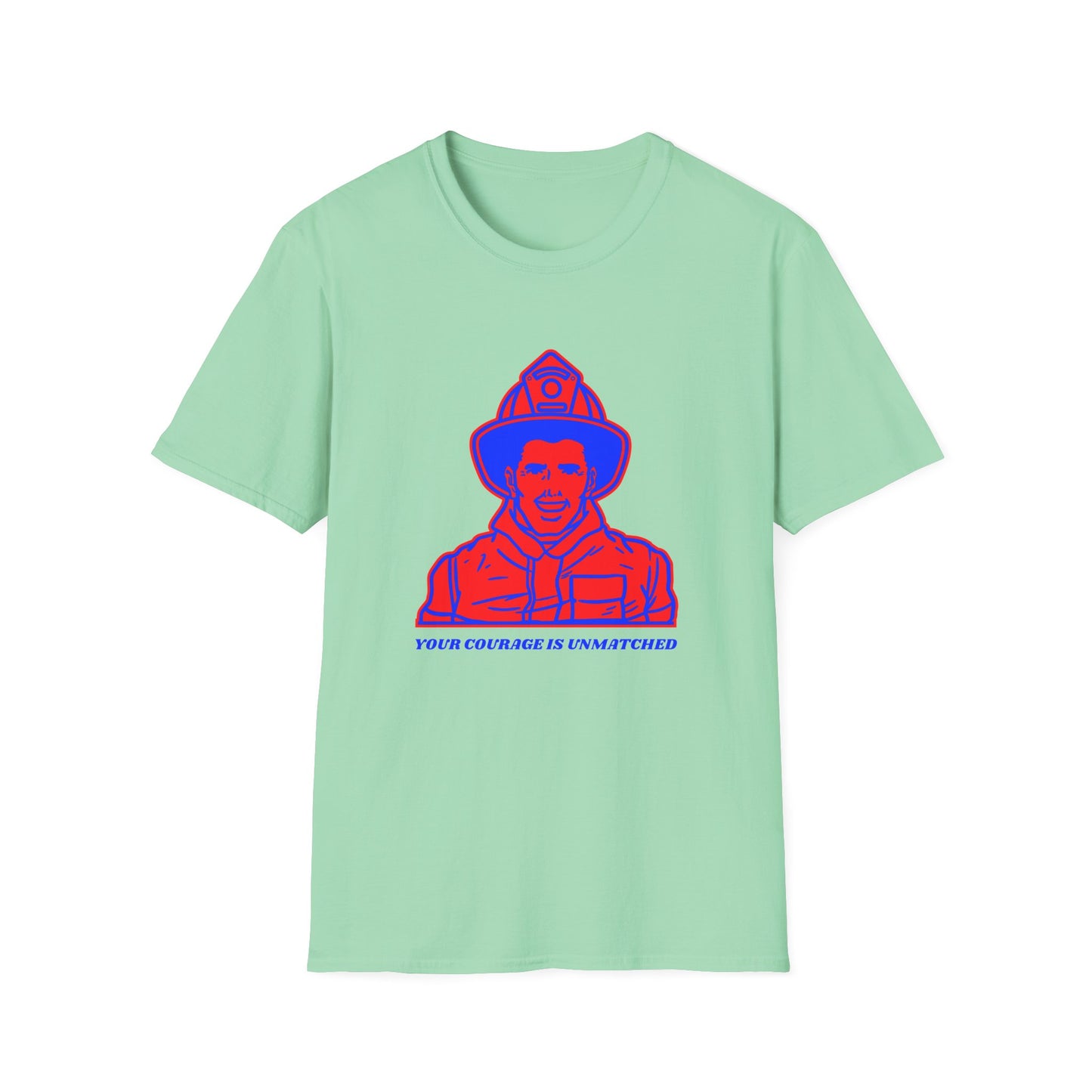 Firefighter Softstyle T-Shirt – Your courage is unmatched