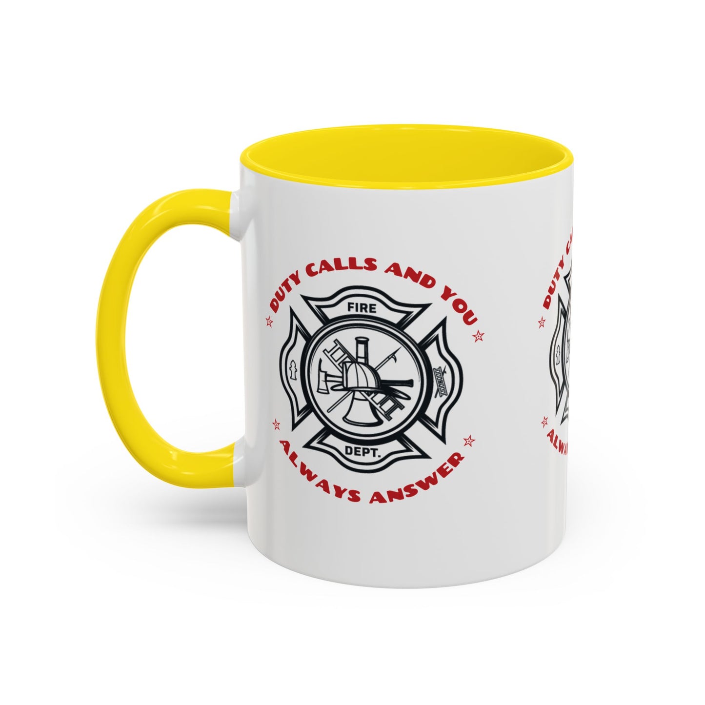 Firefighter Accent Coffee Mug – Duty calls, and you always answer