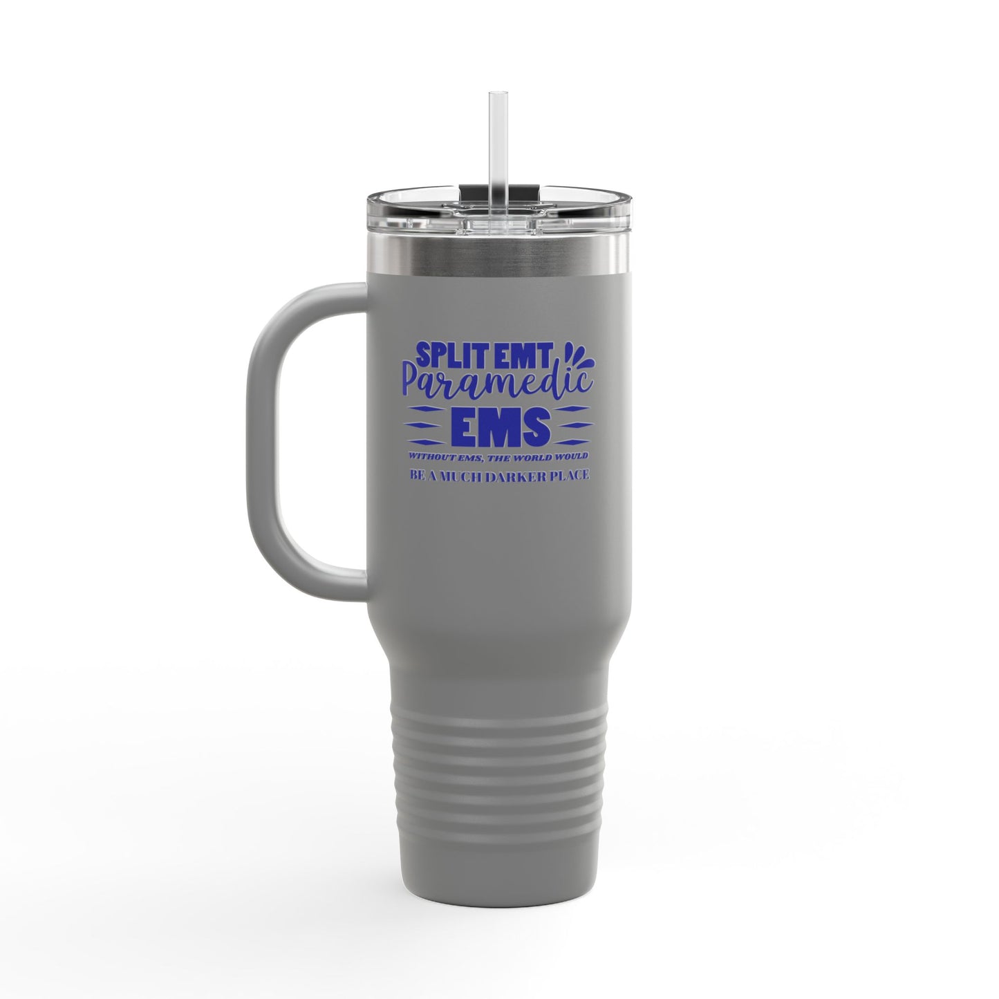 EMS Insulated Travel Mug, 40oz - Without EMS, the world would be a much darker place