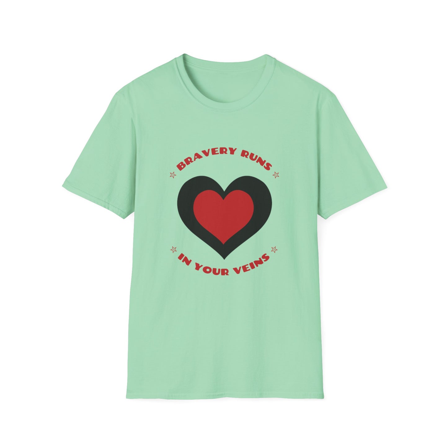Firefighter Softstyle T-Shirt – Bravery runs in your veins