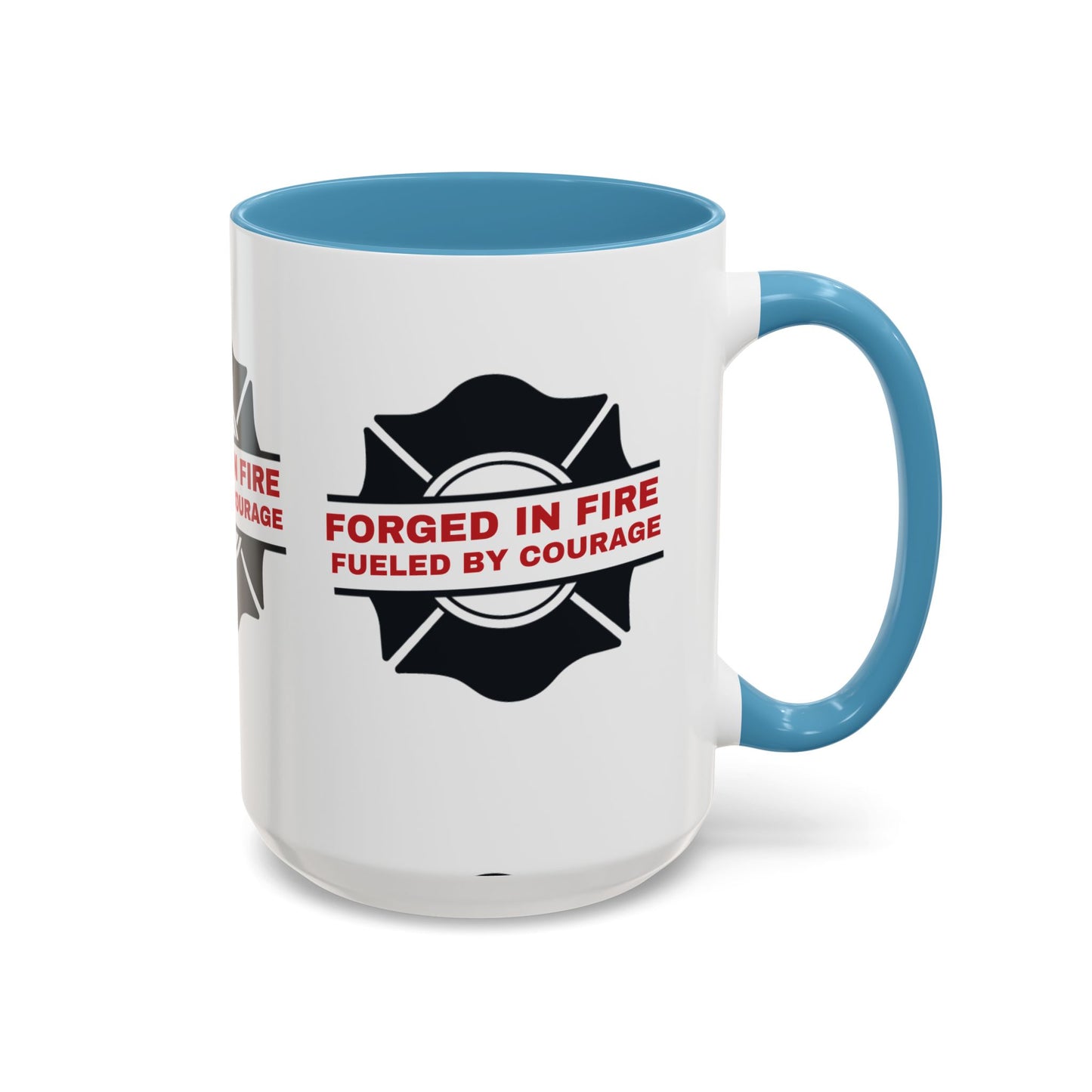 Firefighter Accent Coffee Mug – Forged in fire, fueled by courage