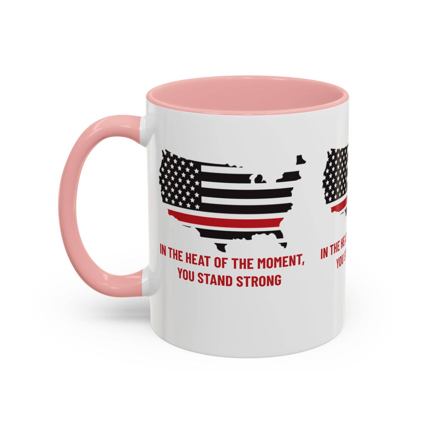 Firefighter Accent Coffee Mug – In the heat of the moment, you stand strong