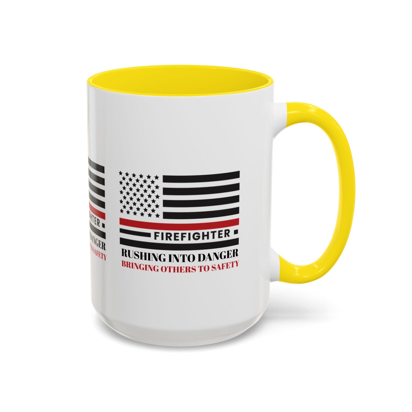 Firefighter Accent Coffee Mug – Rushing into danger, bringing others to safety