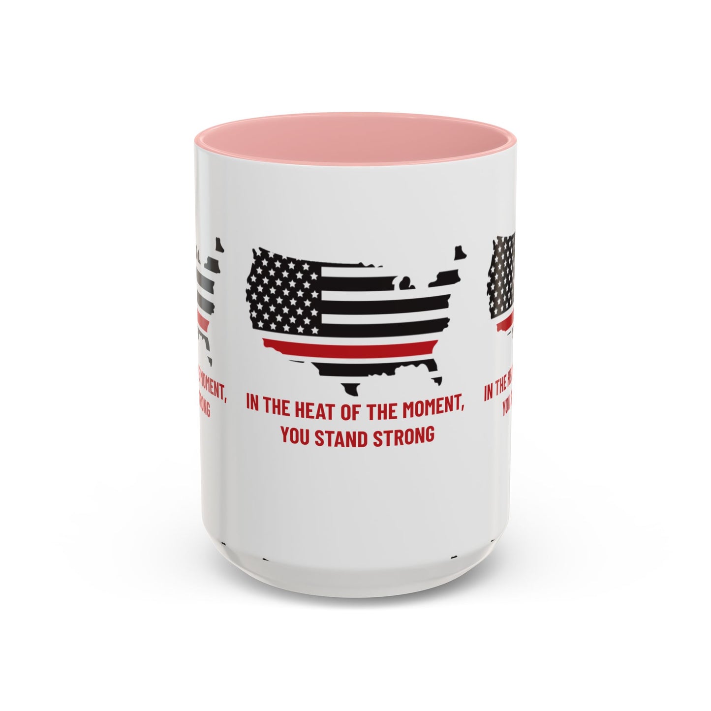 Firefighter Accent Coffee Mug – In the heat of the moment, you stand strong