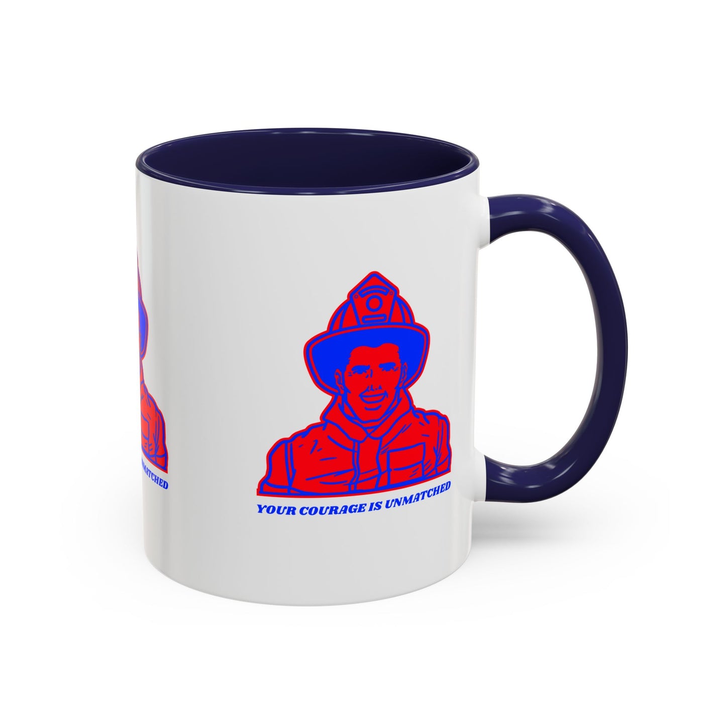 Firefighter Accent Coffee Mug – Your courage is unmatched