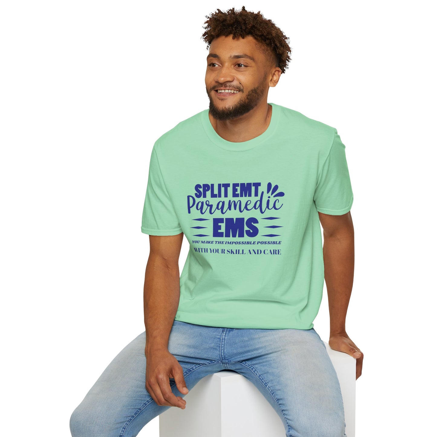 EMS Inspiration Softstyle T-Shirt – You make the impossible possible with your skill and care